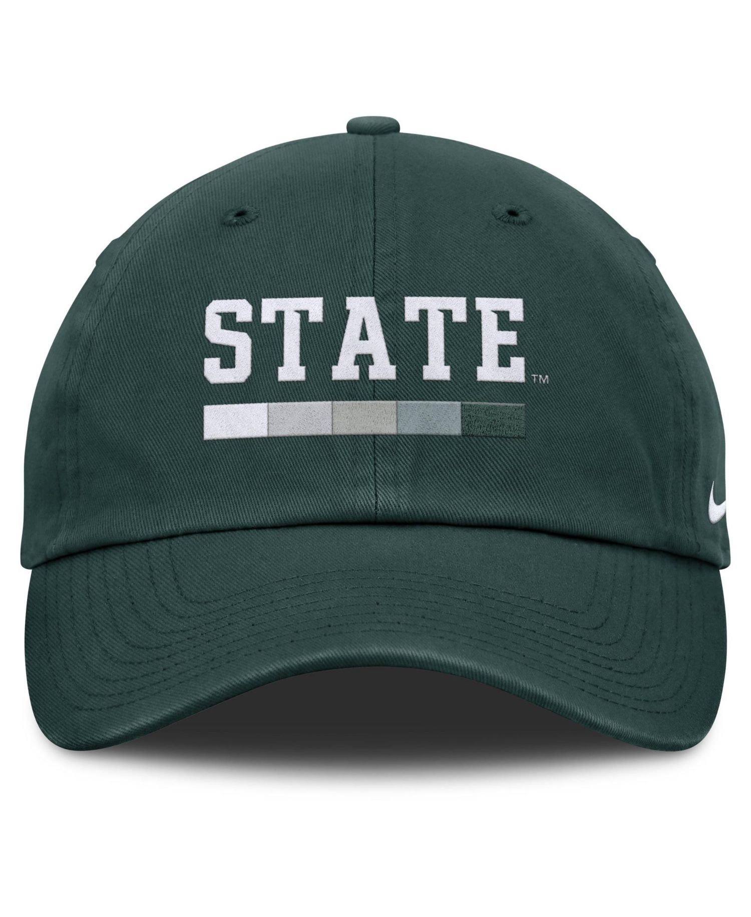 Men's Green Michigan State Spartans Club Campus Adjustable Hat