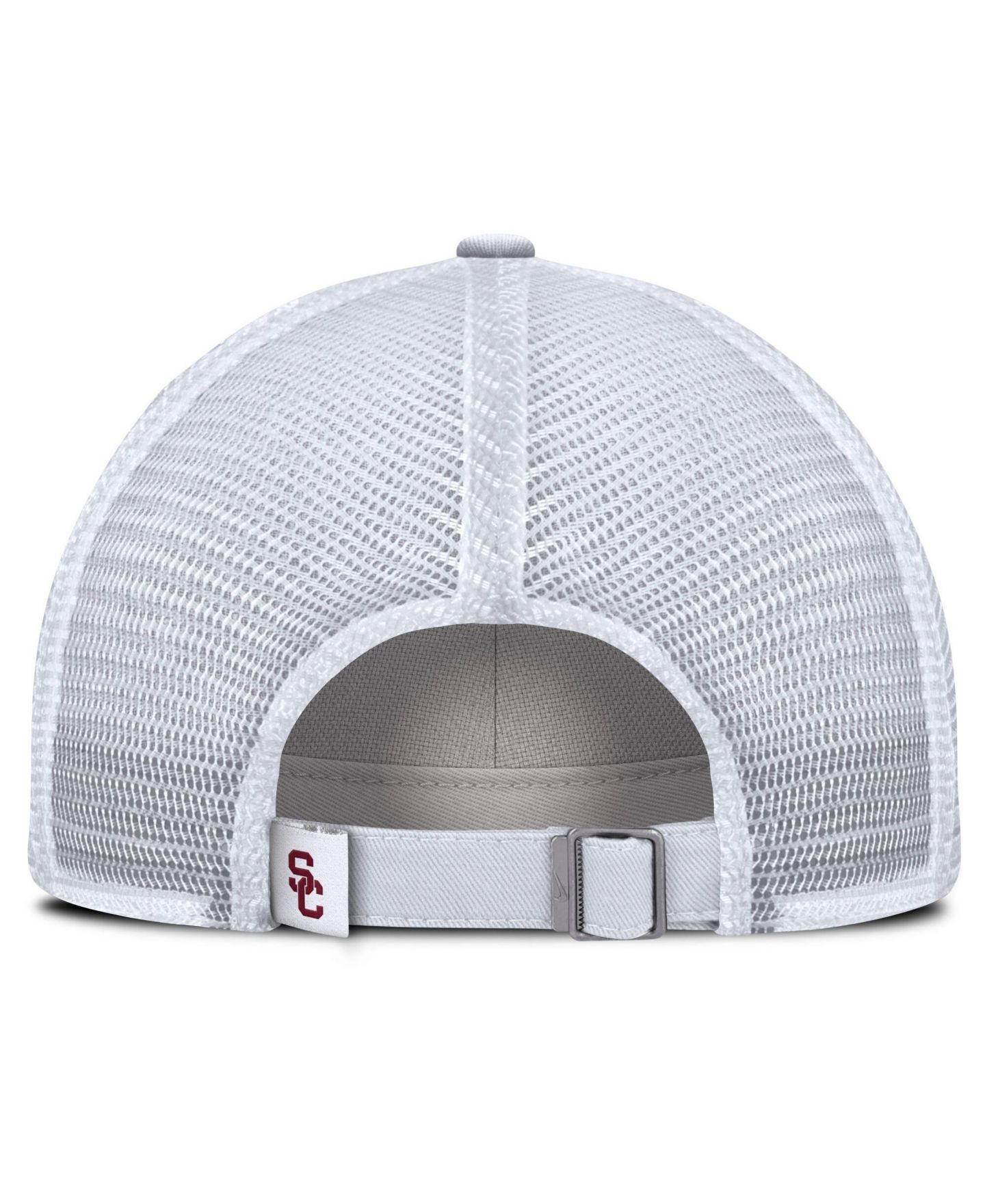 Мужская кепка Nike White USC Trojans Club Campus Trucker Adjustable Hat — фото 4