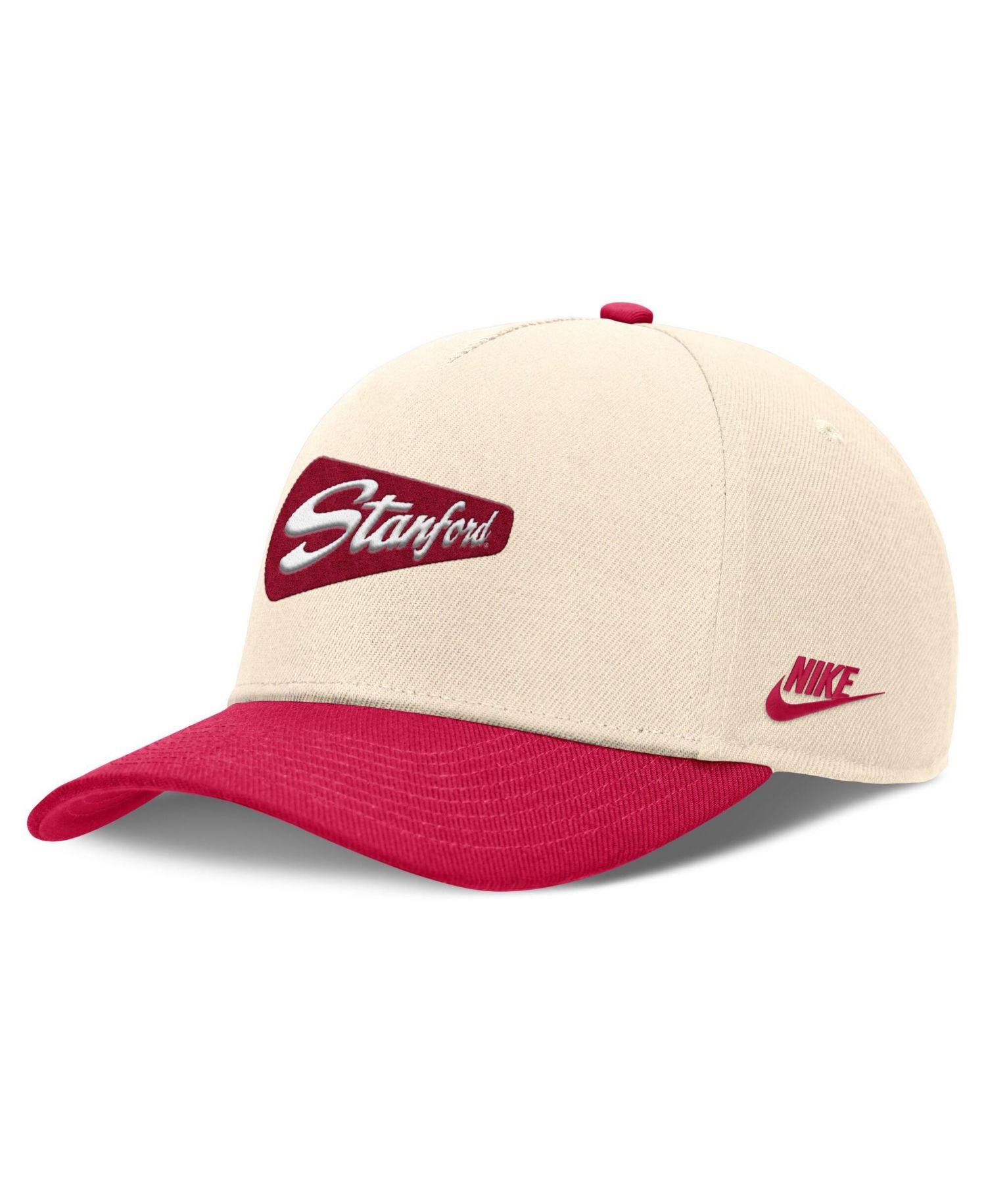 Men's Natural/Cardinal Stanford Cardinal Academic Rise Dri-FIT Adjustable Hat