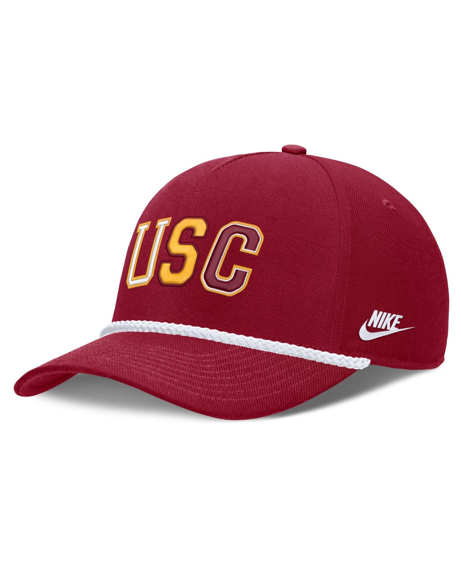 Men's and Women's Crimson USC Trojans 2026 Basketball Refresh 5-Panel Rope Rise Hat