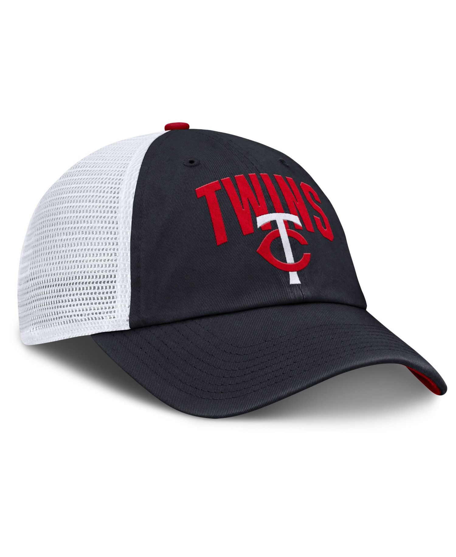 Men's Navy Minnesota Twins Primetime Club Adjustable Trucker Hat