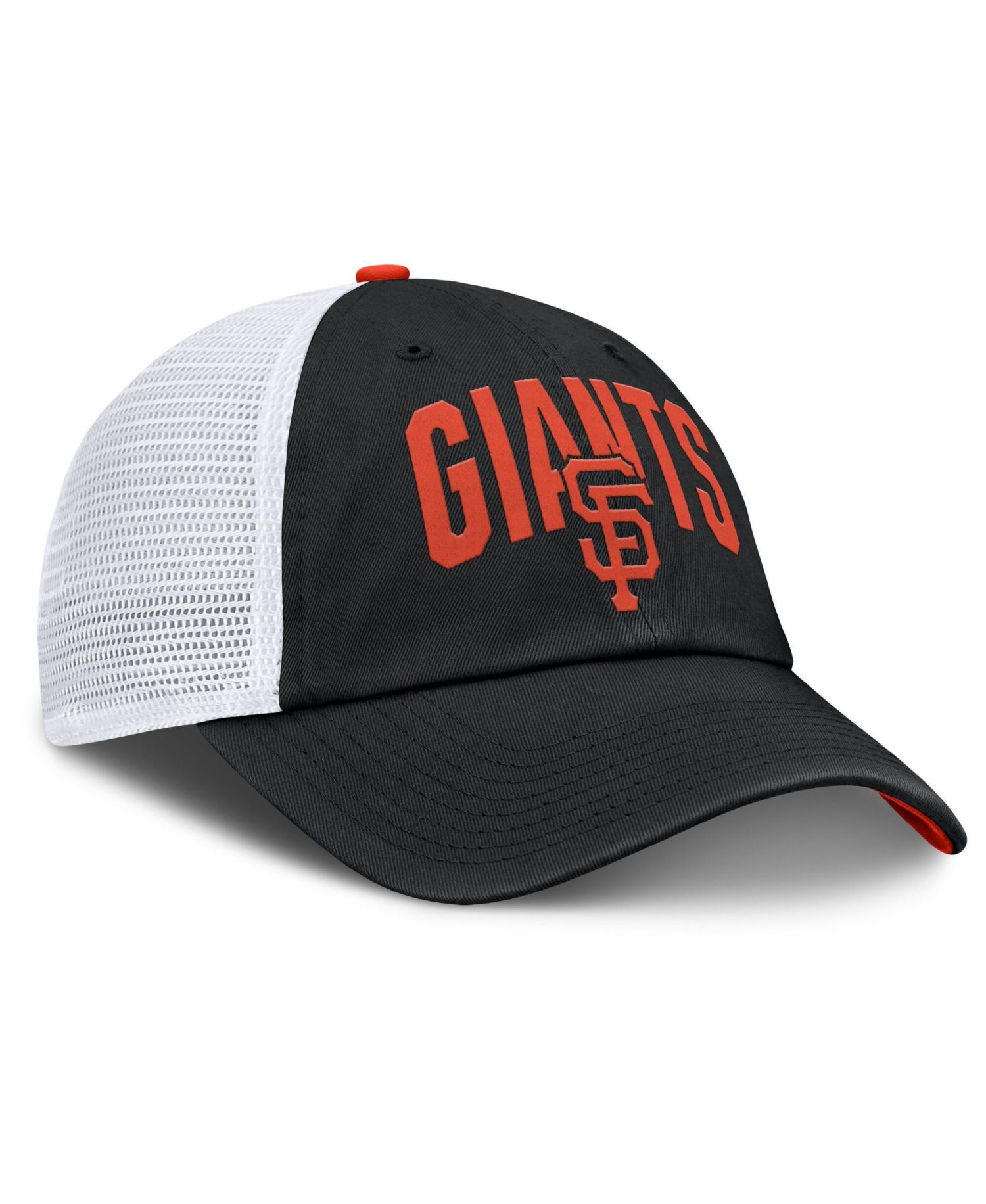 Men's Black San Francisco Giants Primetime Club Adjustable Trucker Hat