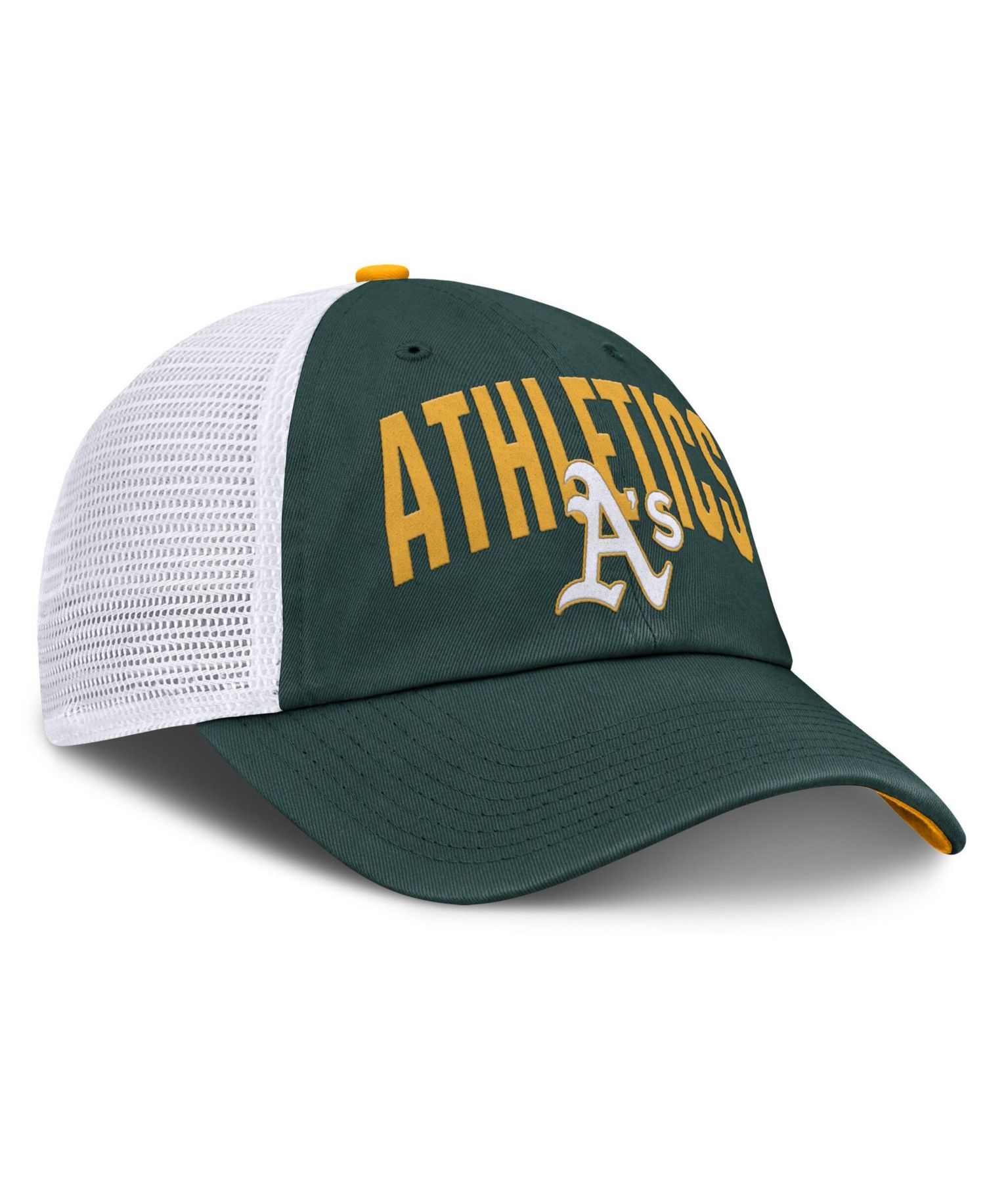 Men's Green Athletics Primetime Club Adjustable Trucker Hat