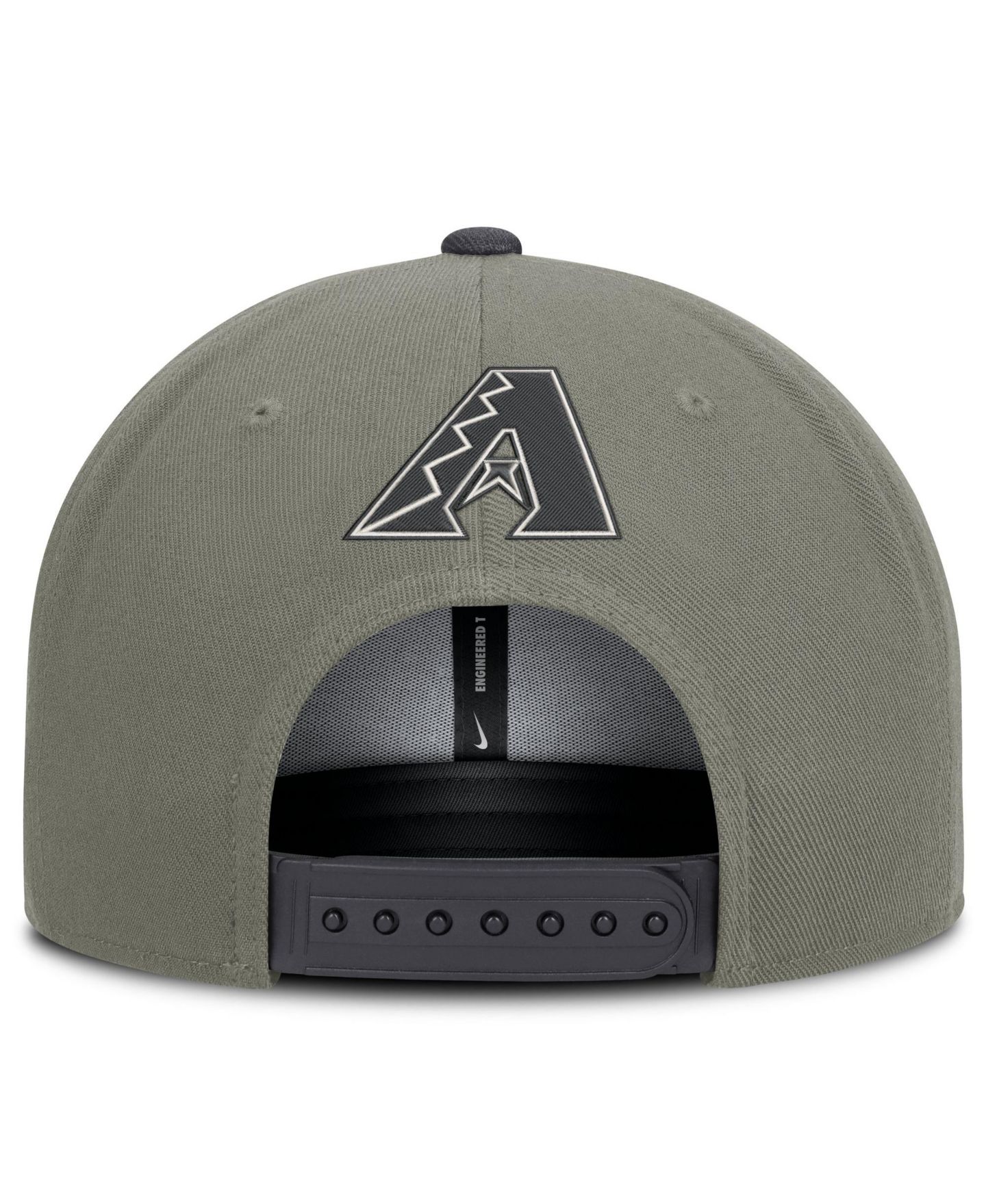 Мужская кепка Nike Olive Arizona Diamondbacks Pro Dri-FIT snapback Hat — фото 4