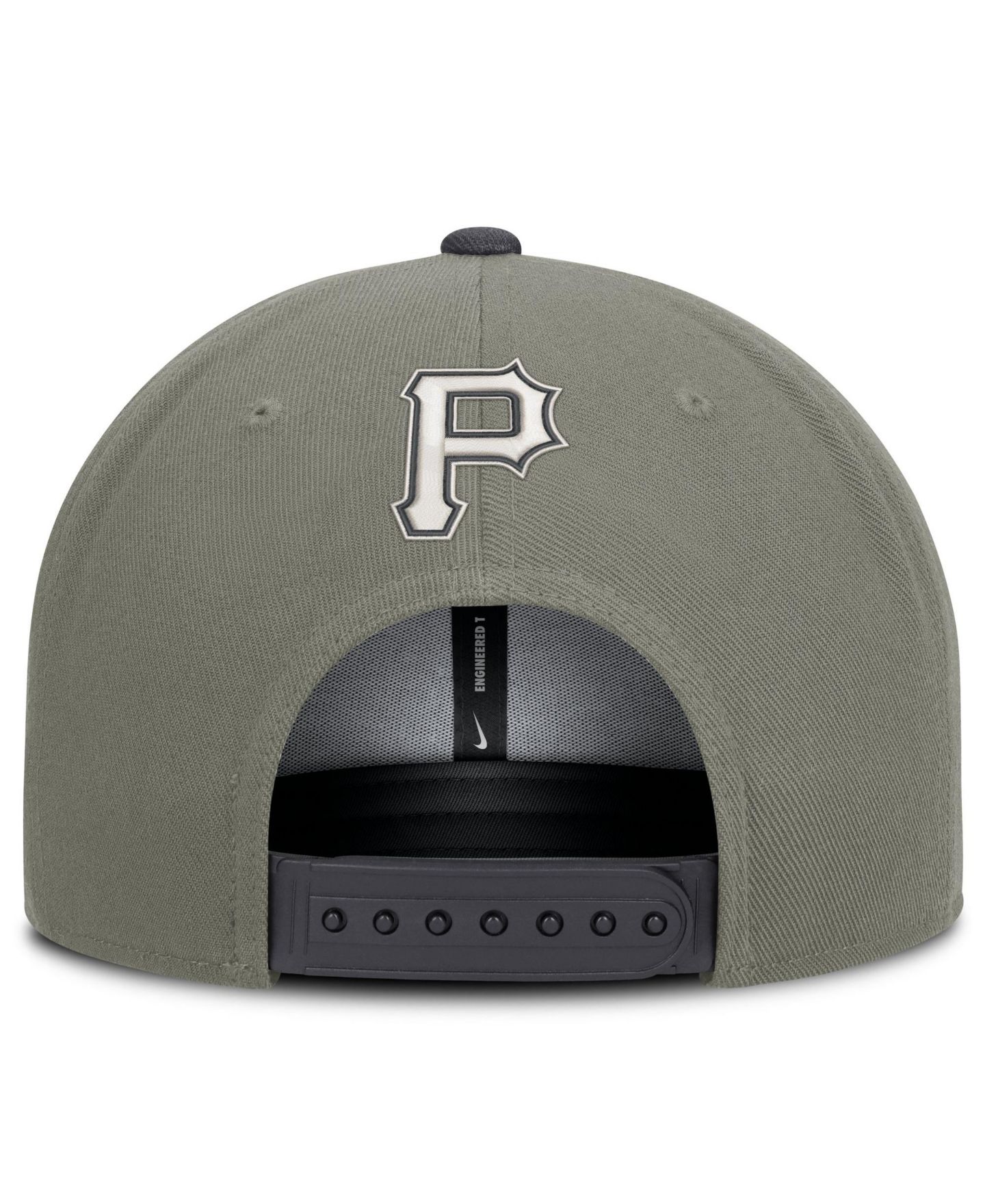 Мужская кепка Nike Olive Pittsburgh Pirates Pro Dri-FIT snapback Hat — фото 4