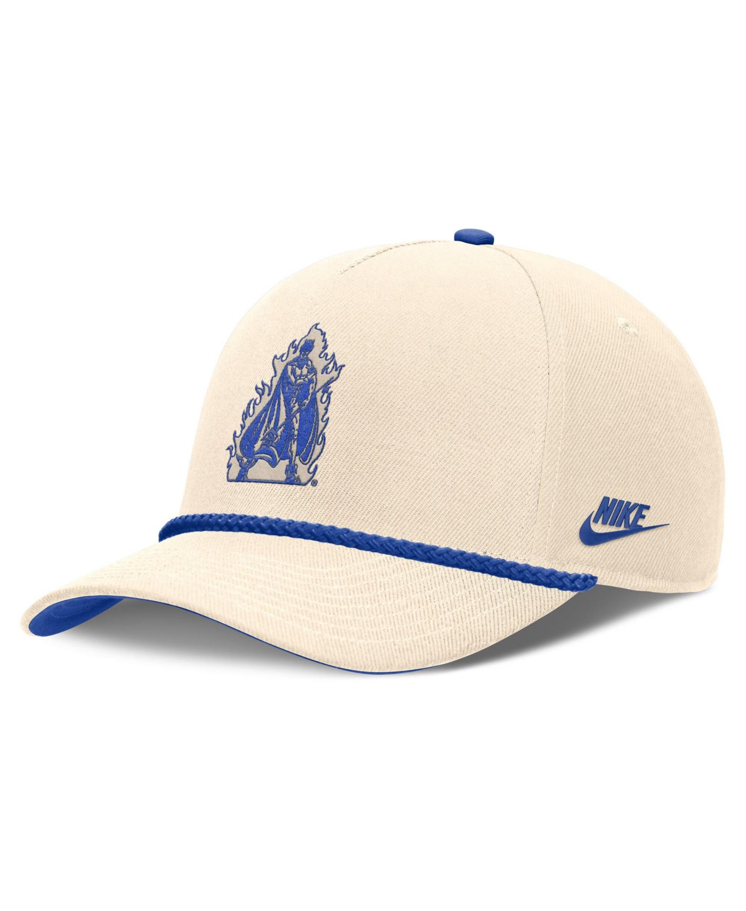 Men's and Women's Natural Duke Blue Devils Legacy Vintage Rope Rise Adjustable Hat
