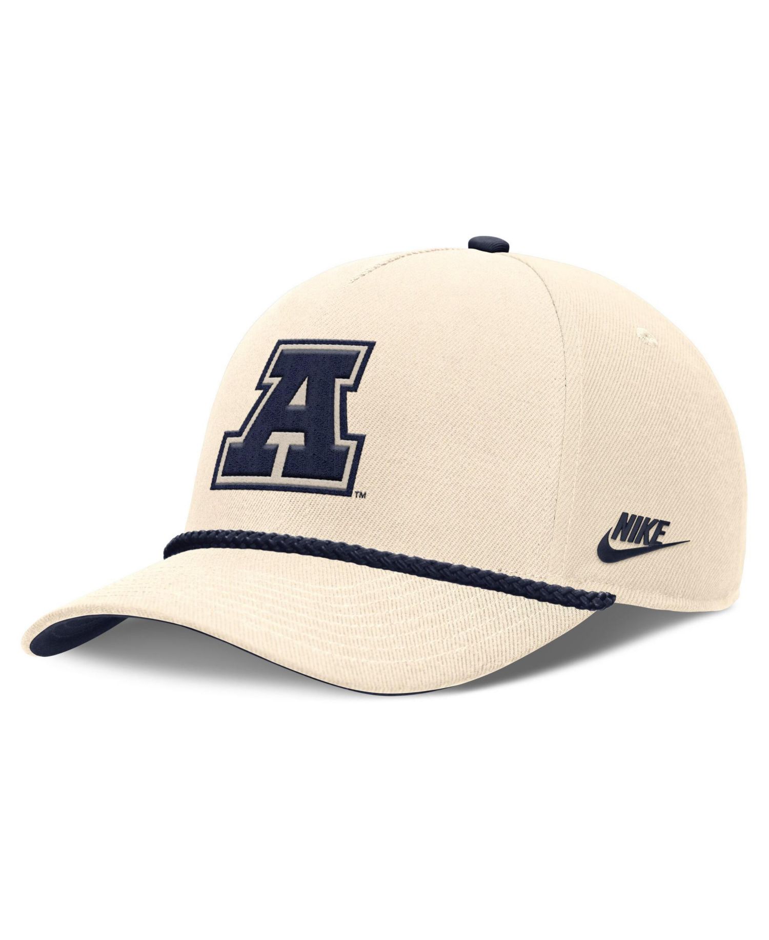 Men's and Women's Natural Arizona Wildcats Legacy Vintage Rope Rise Adjustable Hat