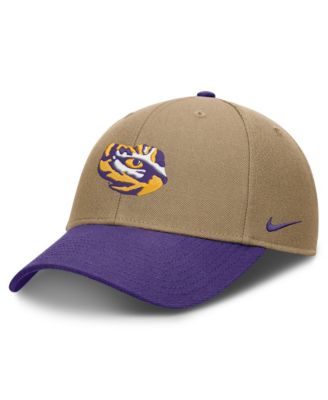 Men's and Women's Beige/Purple LSU Tigers Primetime Rise Dri-FIT Adjustable Hat