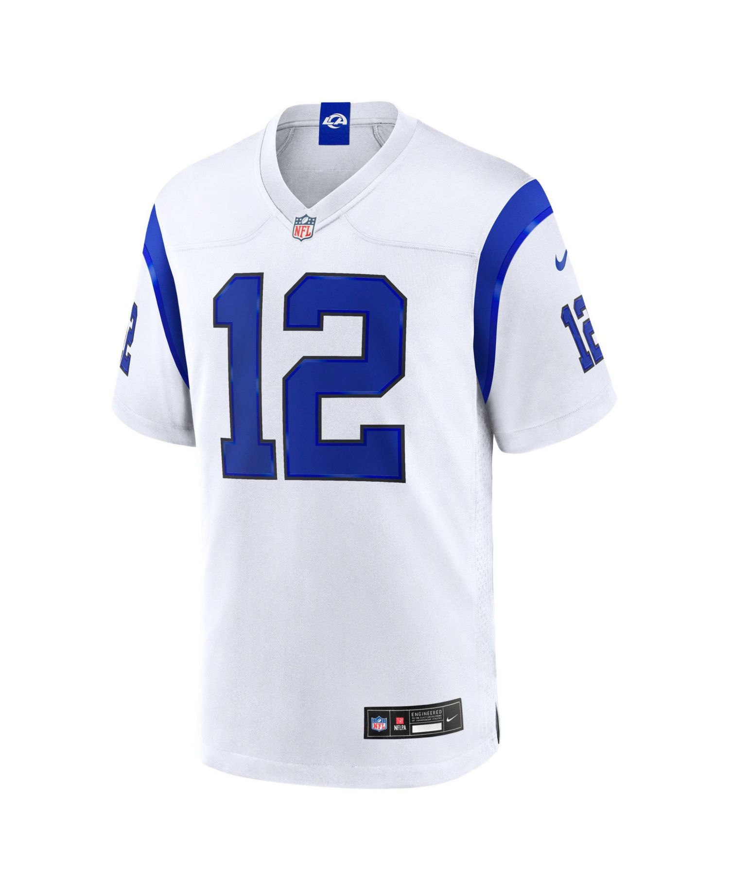 Men's Puka Nacua Los Angeles Rams Fearsome White Game Jersey