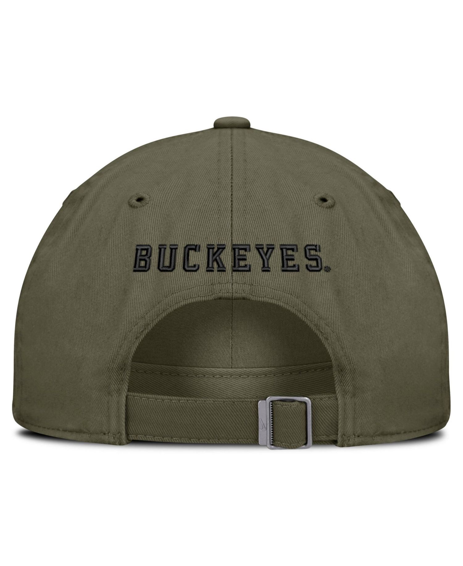 Men's Olive Ohio State Buckeyes Primetime SwooshFlex Dri-FIT Hat