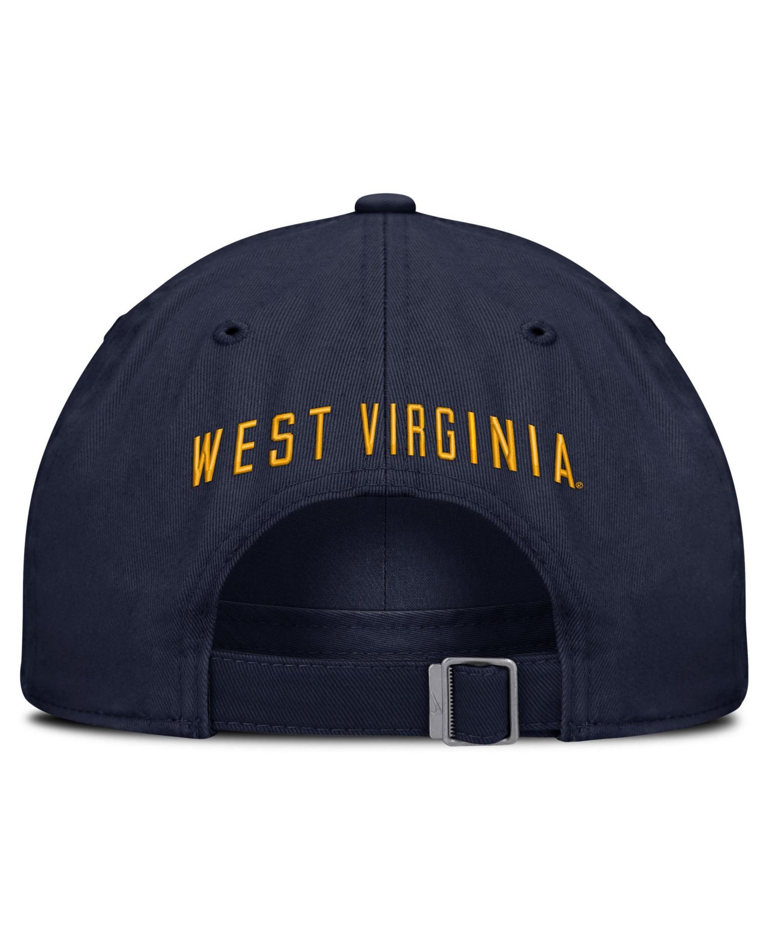 Men's and Women's Navy West Virginia Mountaineers Legacy Letter Club Adjustable Hat