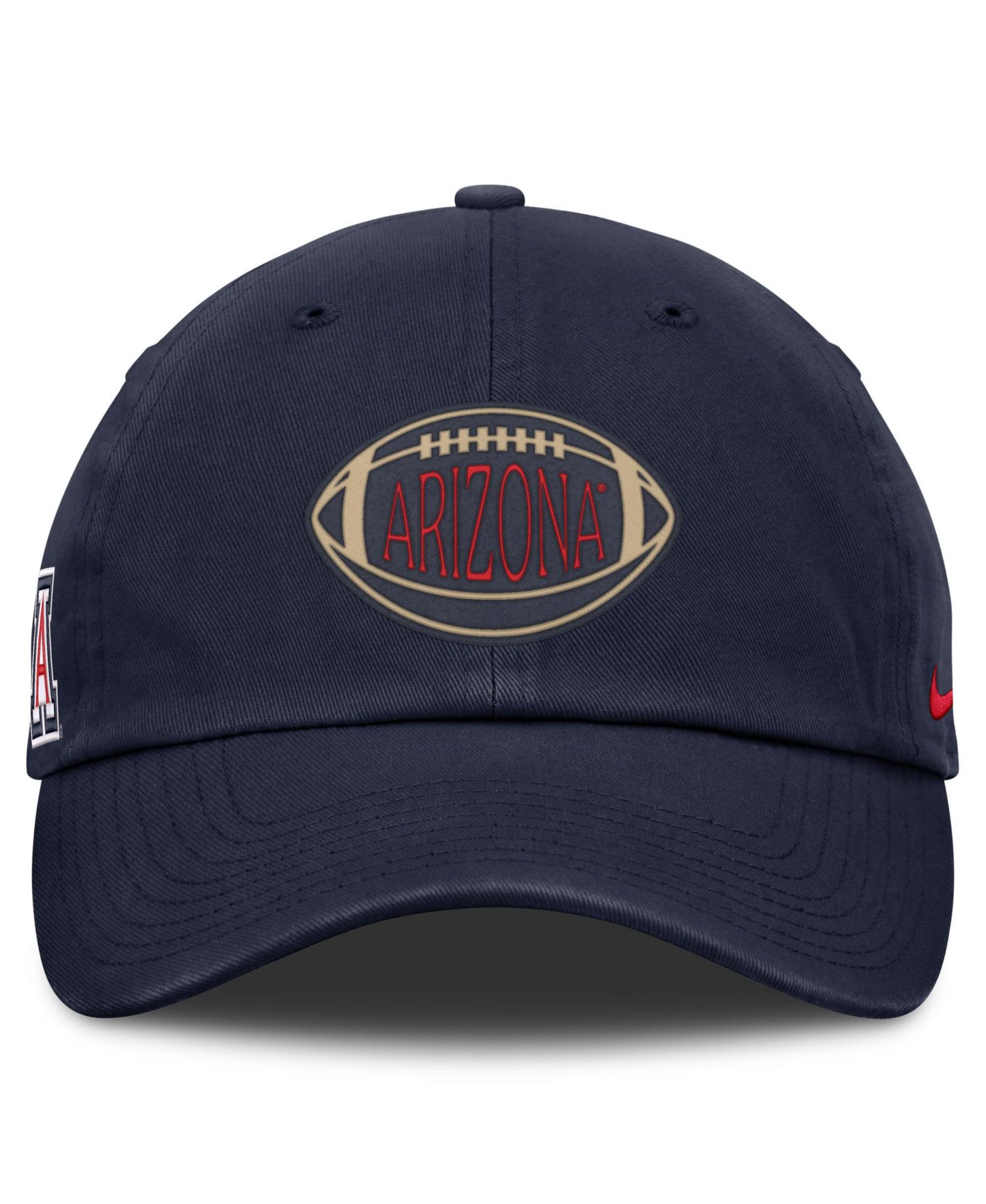 Men's and Women's Navy Arizona Wildcats Campus Prep Football Club Adjustable Hat