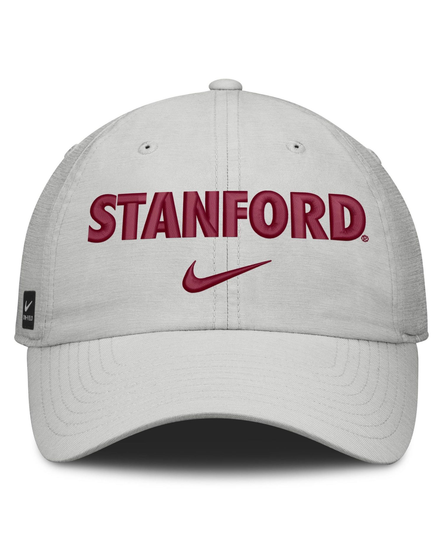 Men's and Women's Gray Stanford Cardinal 2026 On-Field Gameday Club Adjustable Hat