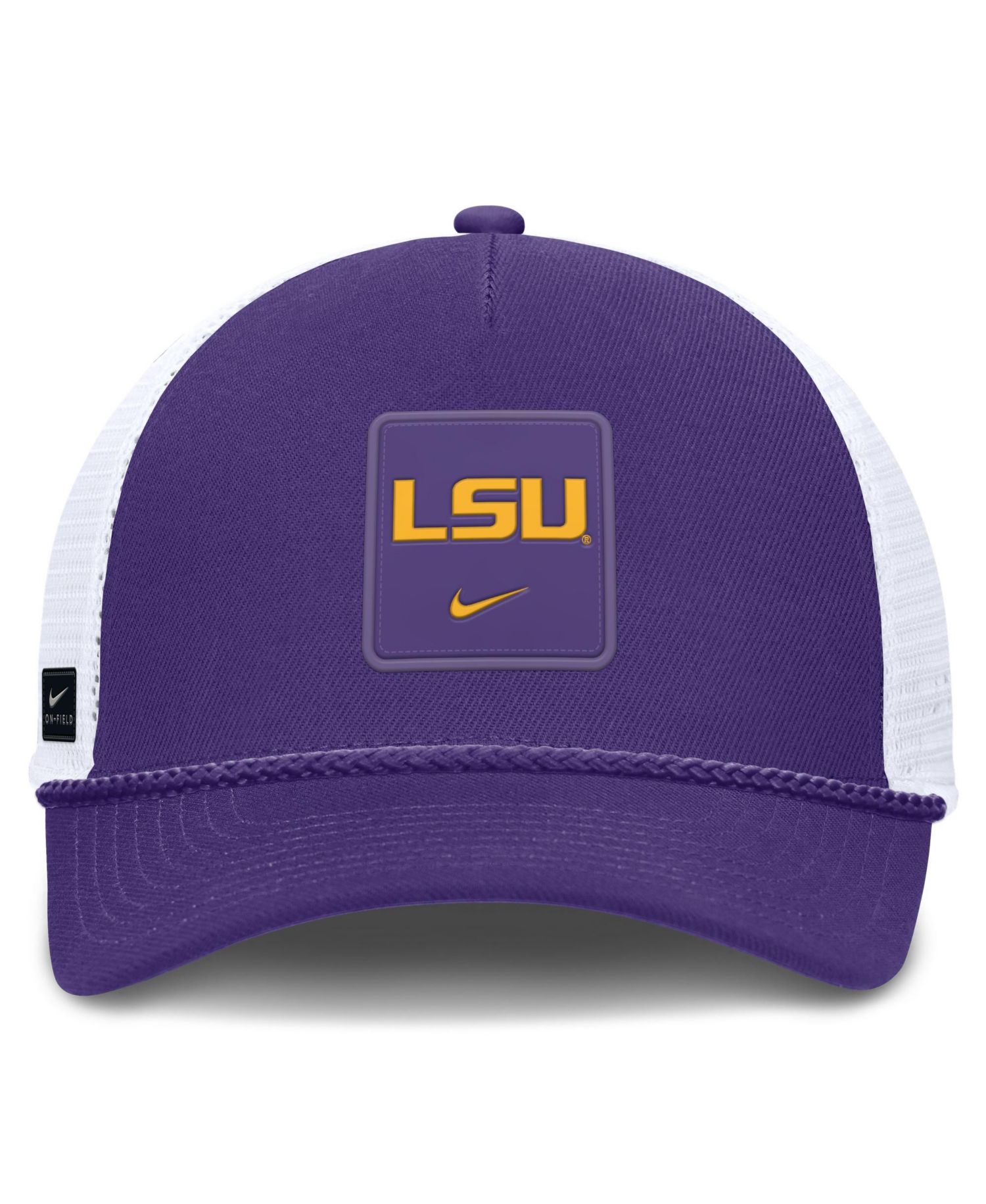 Men's and Women's Purple LSU Tigers 2026 On-Field Gameday Rope Trucker Adjustable Hat