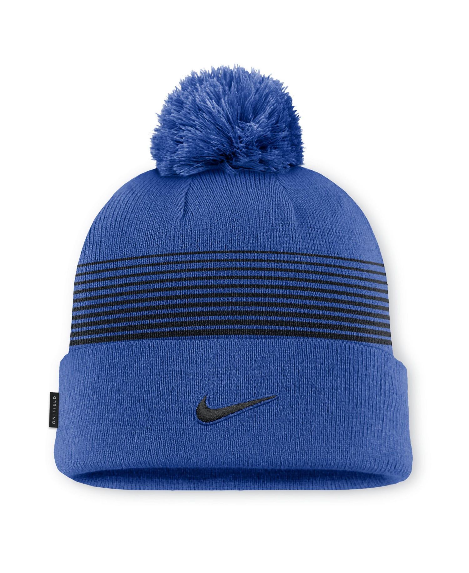 Men's and Women's Royal Duke Blue Devils 2026 On-Field Cuffed Knit Hat with Pom