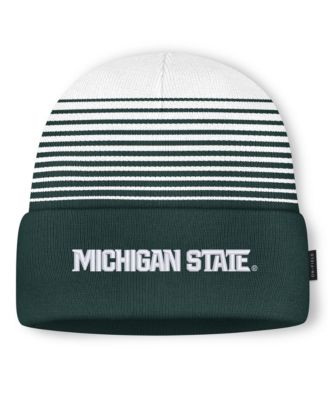 Men's and Women's Green/White Michigan State Spartans On-Field Utility Knit Hat