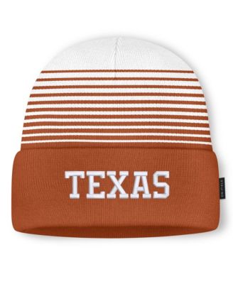 Men's and Women's Texas Orange/White Texas Longhorns On-Field Utility Knit Hat