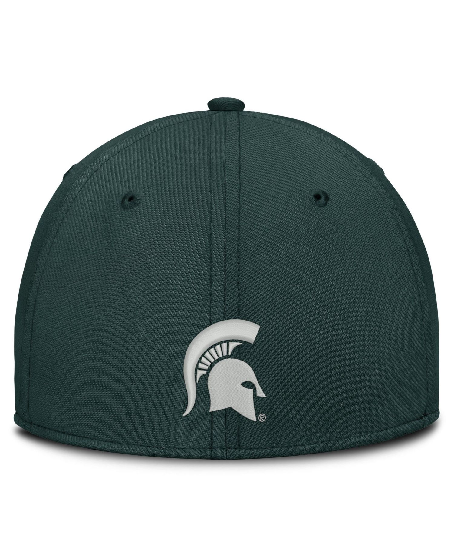 Men's Green Michigan State Spartans Rise On-Field SwooshFlex Dri-FIT Flex Hat