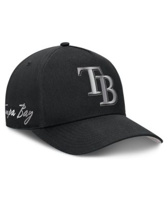 Men's Black Tampa Bay Rays Rise Dri-FIT A-Frame Adjustable Hat