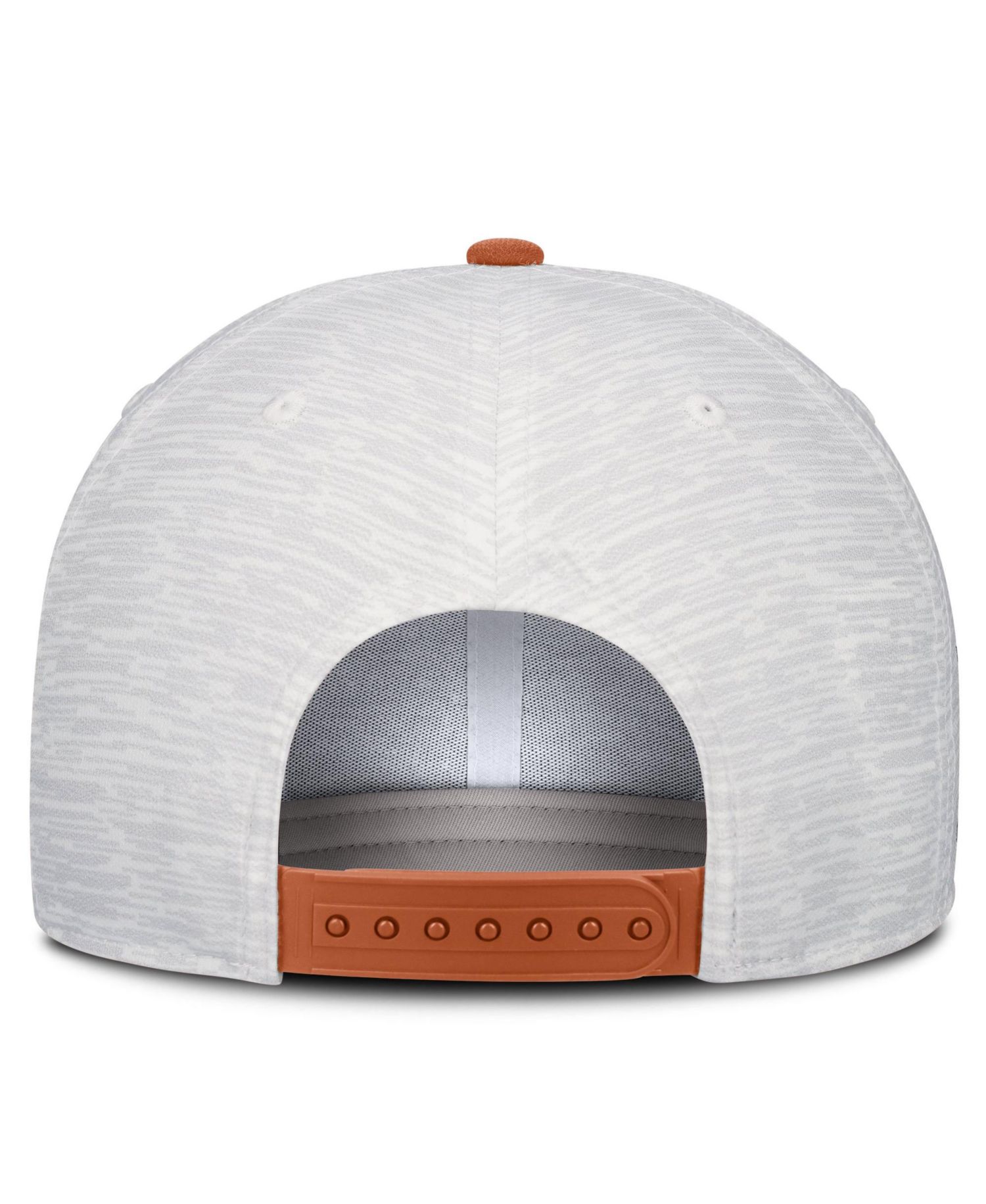 Men's and Women's White/Texas Orange Texas Longhorns Primetime Rise Adjustable Hat
