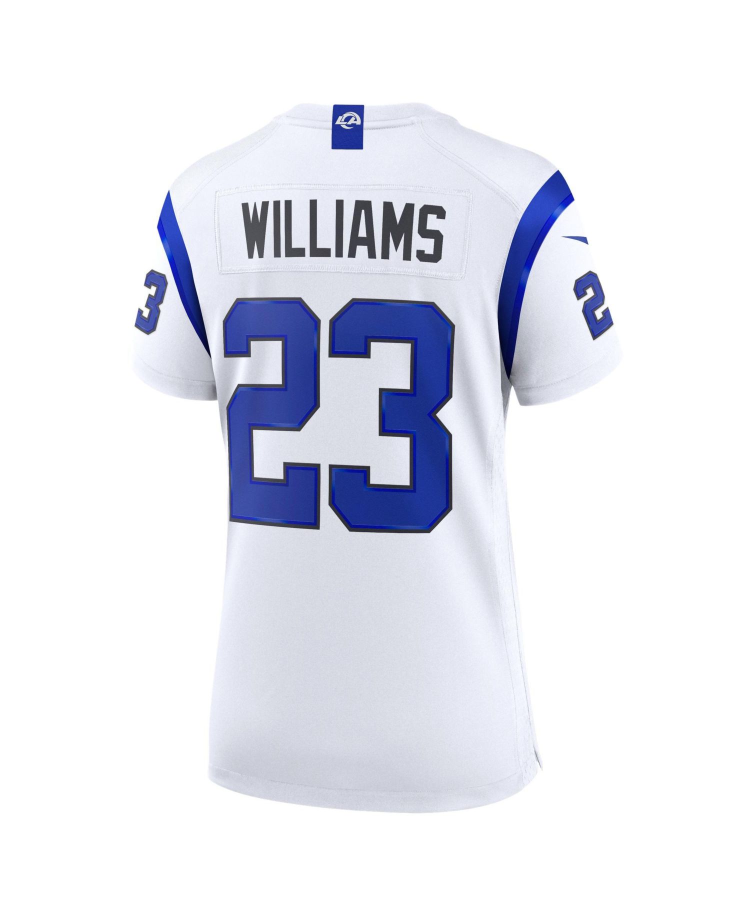 Women's Kyren Williams Los Angeles Rams Fearsome White Game Jersey
