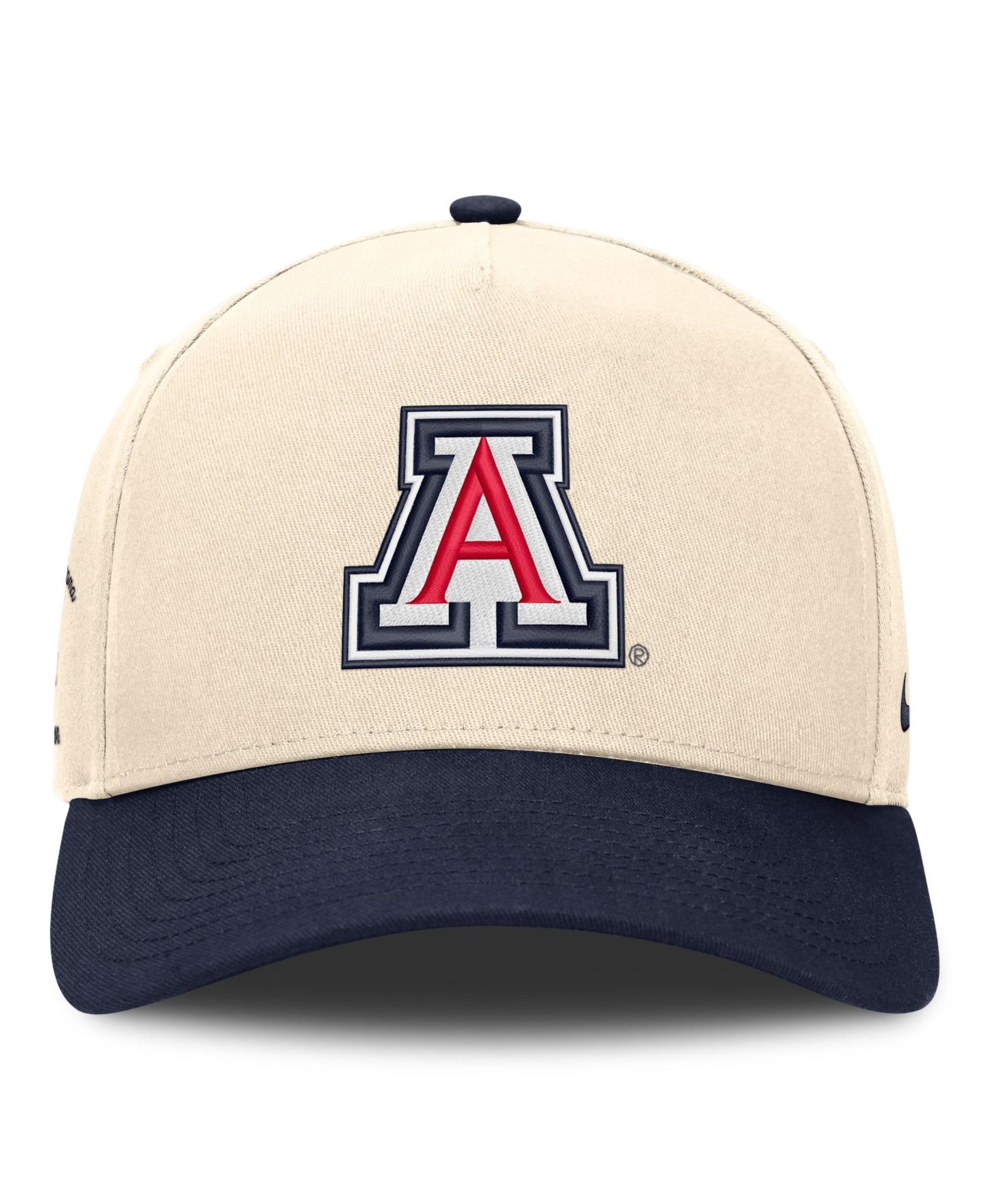 Men's and Women's Natural/Navy Arizona Wildcats Campus Prep Rise Adjustable Hat
