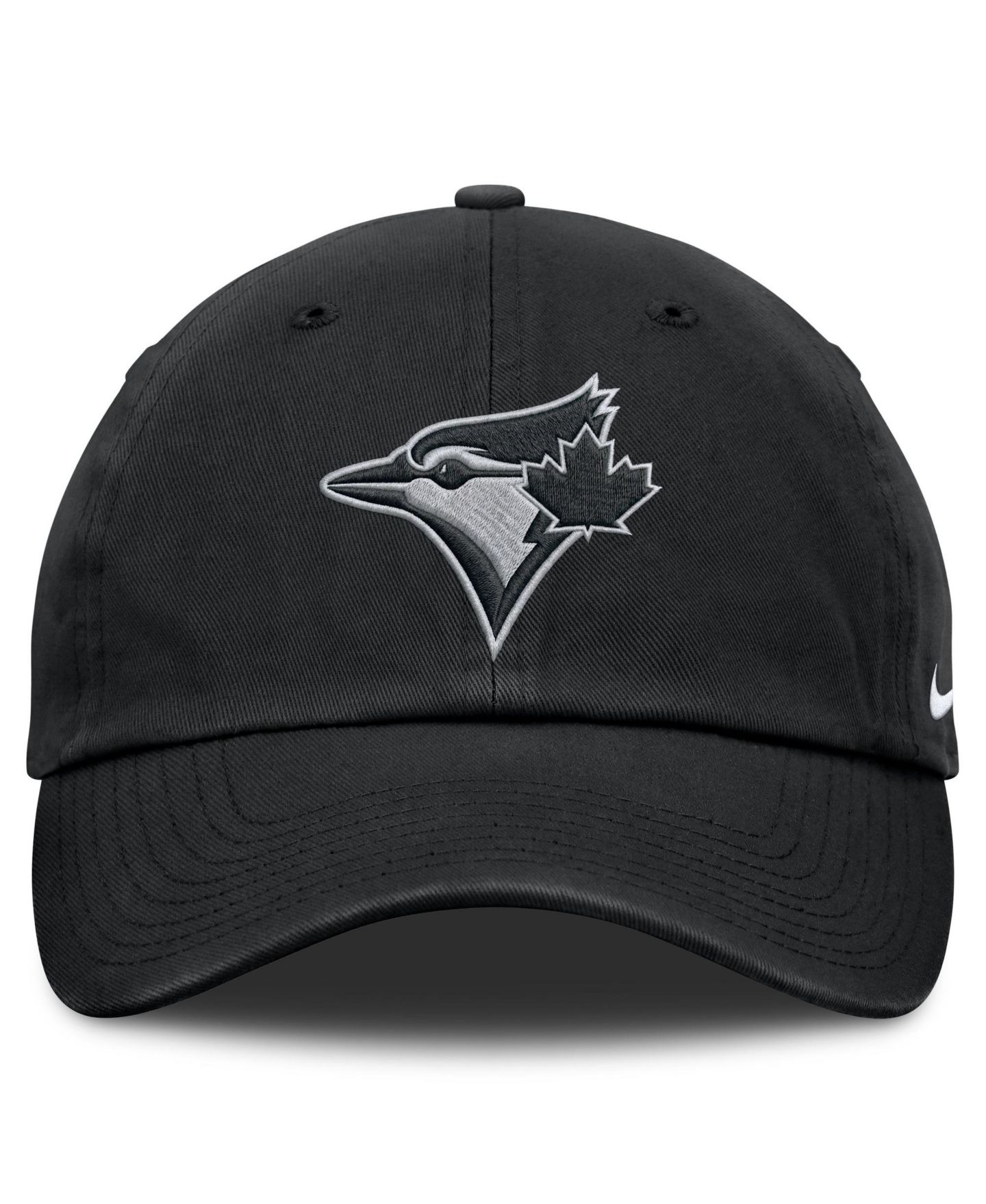 Мужская кепка Nike Black Toronto Blue Jays Tonal Club Adjustable Hat — фото 2