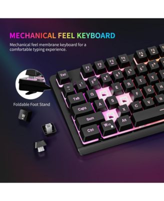 Lofree Wired Anti-Ghosting RGB Backlighting Gaming Keyboard and