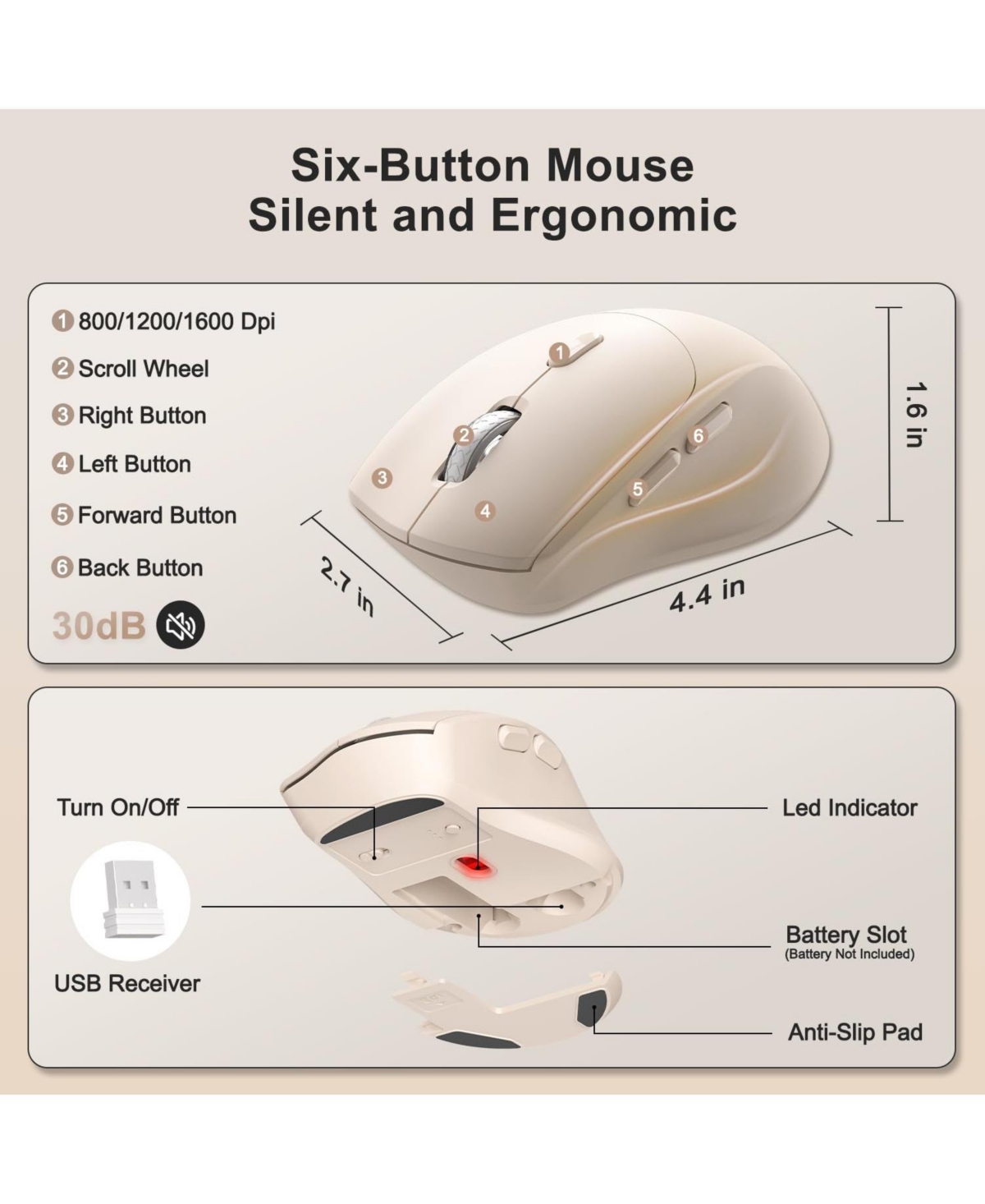 Lofree Wireless Ergonomic Keyboard and Mouse Combo for Pc/Mac