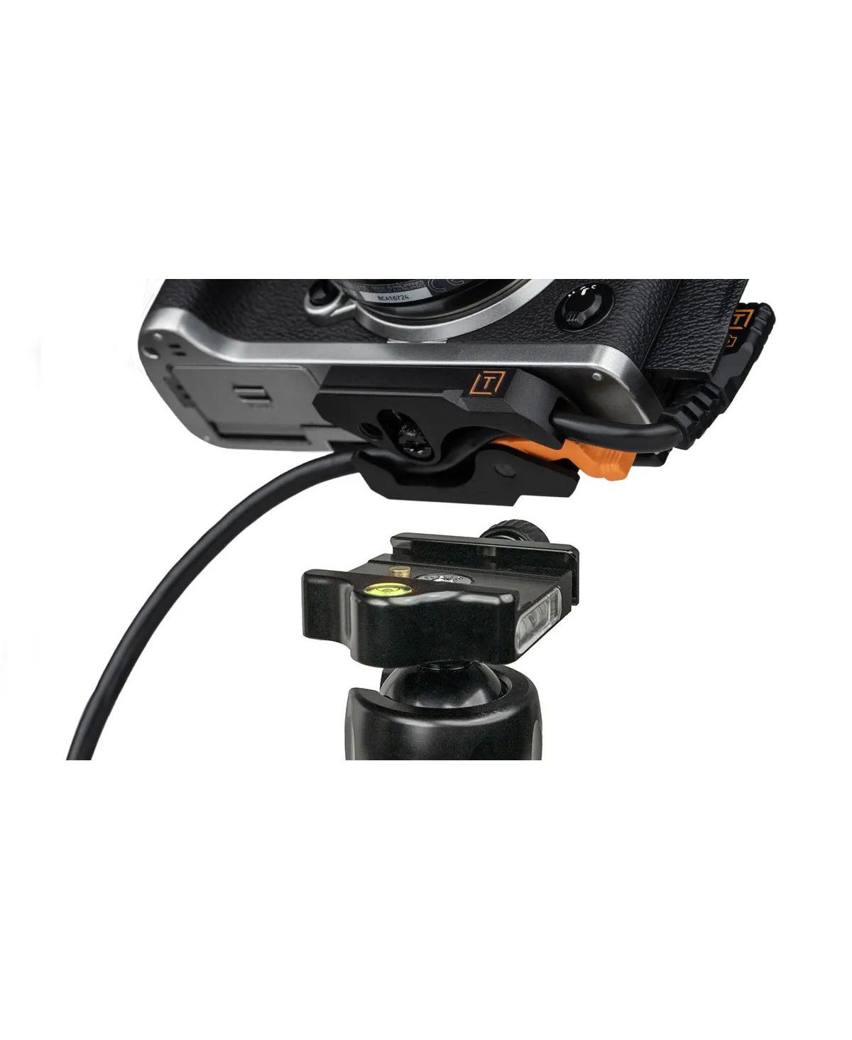 Tether Tools TetherPro Optima 10G 10 Gbps Usb-c Straight to Usb-c Right Angle Cable, 31', Compatible with Usb-c 3.2 Gen 2 Cameras and Computers