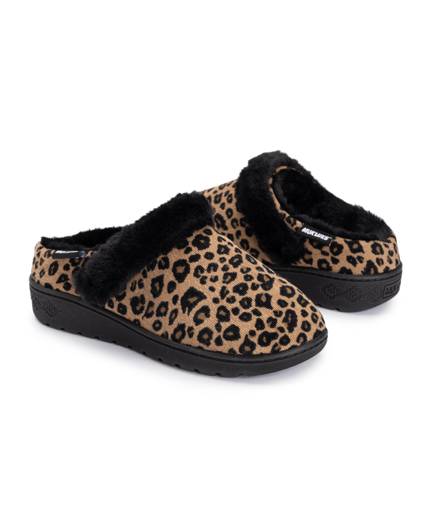 Женские сабо MUK LUKS Quianna Lissa Clog Slippers, цвет: Рыжевато-коричневый леопардовый — фото 9