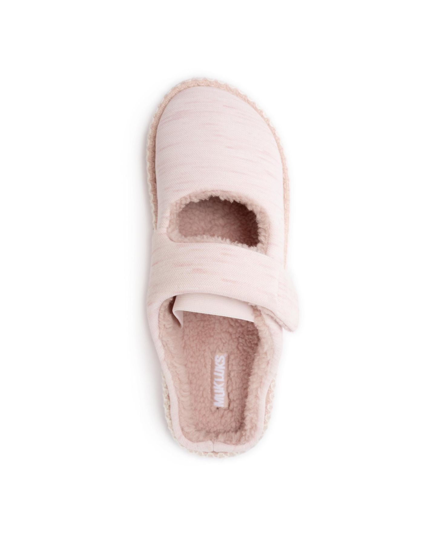 Женские тапочки MUK LUKS All Day Mary Jane Slippers, цвет: Розовый — фото 8