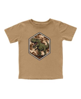 Big Boys (10 -12) Camo Rawr Short Sleeve T-Shirt