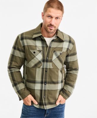 Men's Case Plaid Flannel Shacket