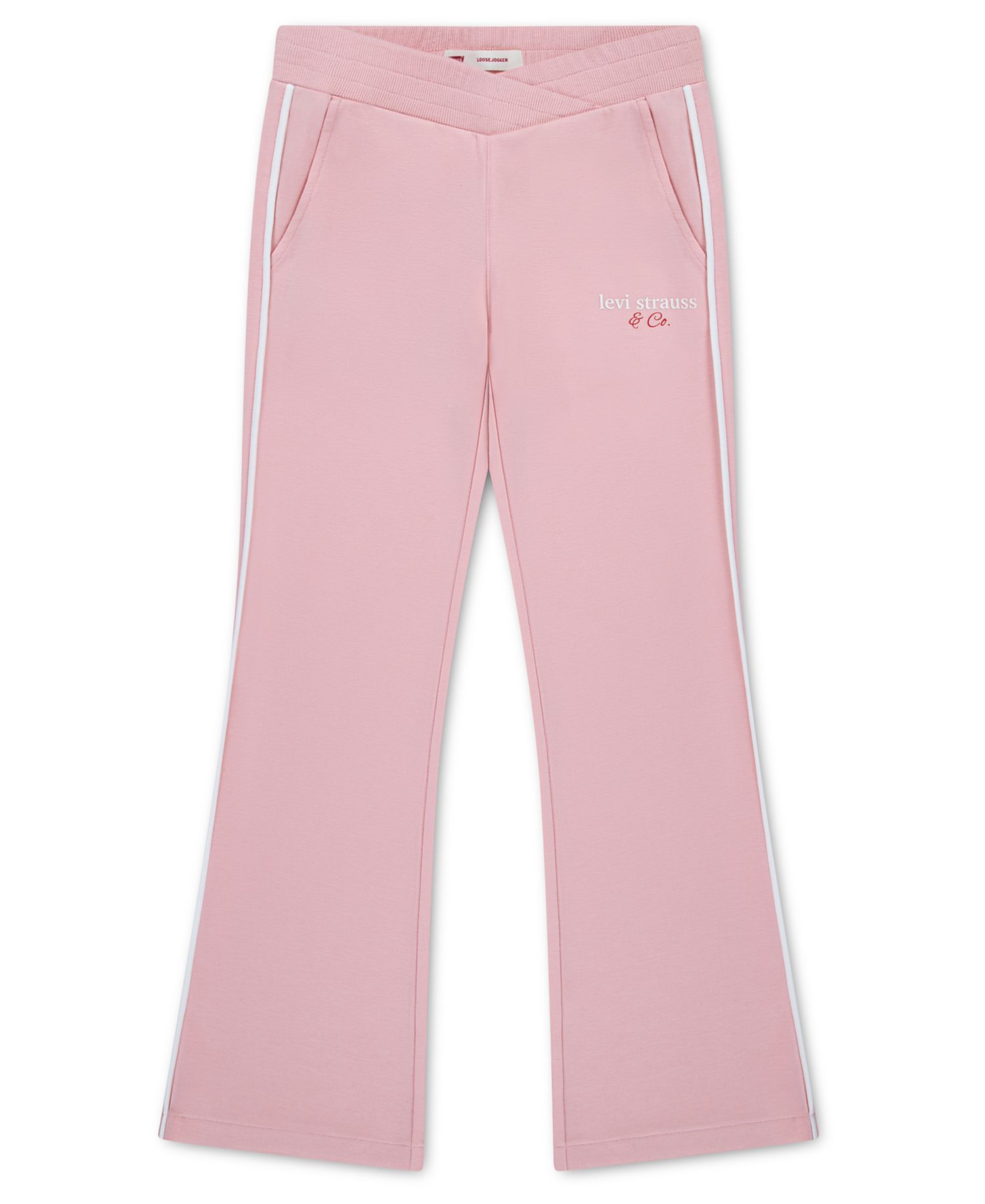 Girls' 7-16 Varsity Flare Knit Pants