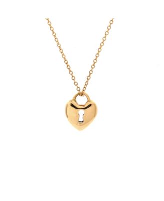 Heart Lock Pendant Necklace