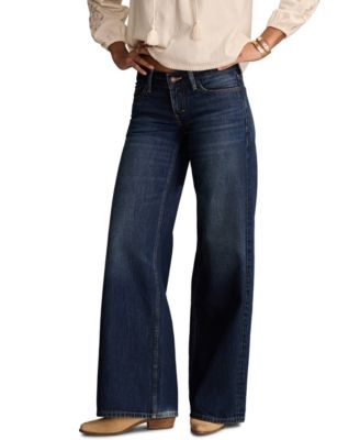 Women's Low-Rise Wide-Leg Jeans
