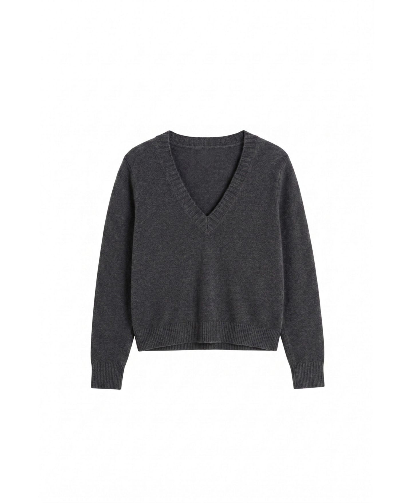 Женский свитер Chinti & Parker Wool-Cashmere V-Neck, цвет: Серый — фото 4