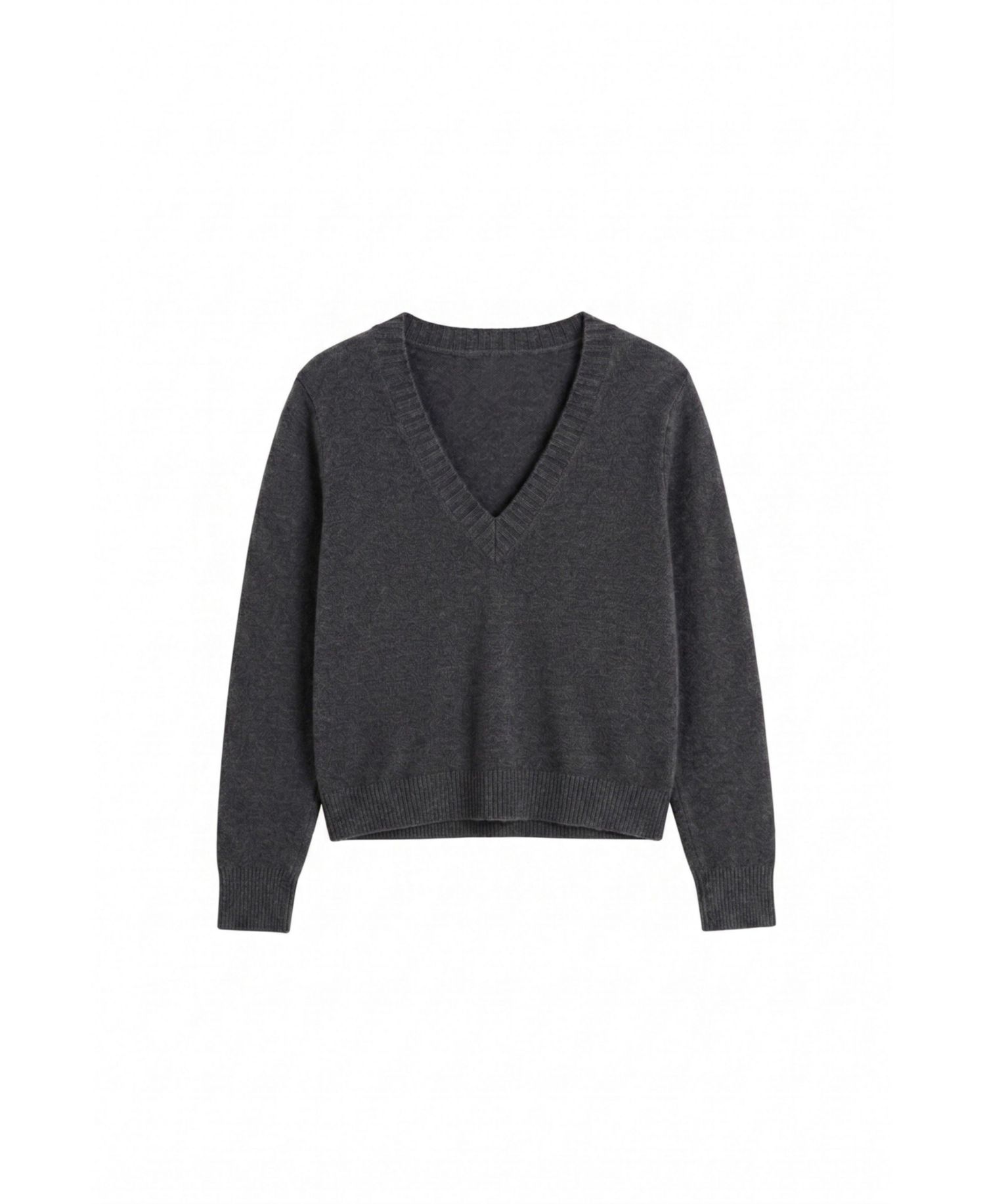 Women's Wool-Cashmere V-Neck Sweater