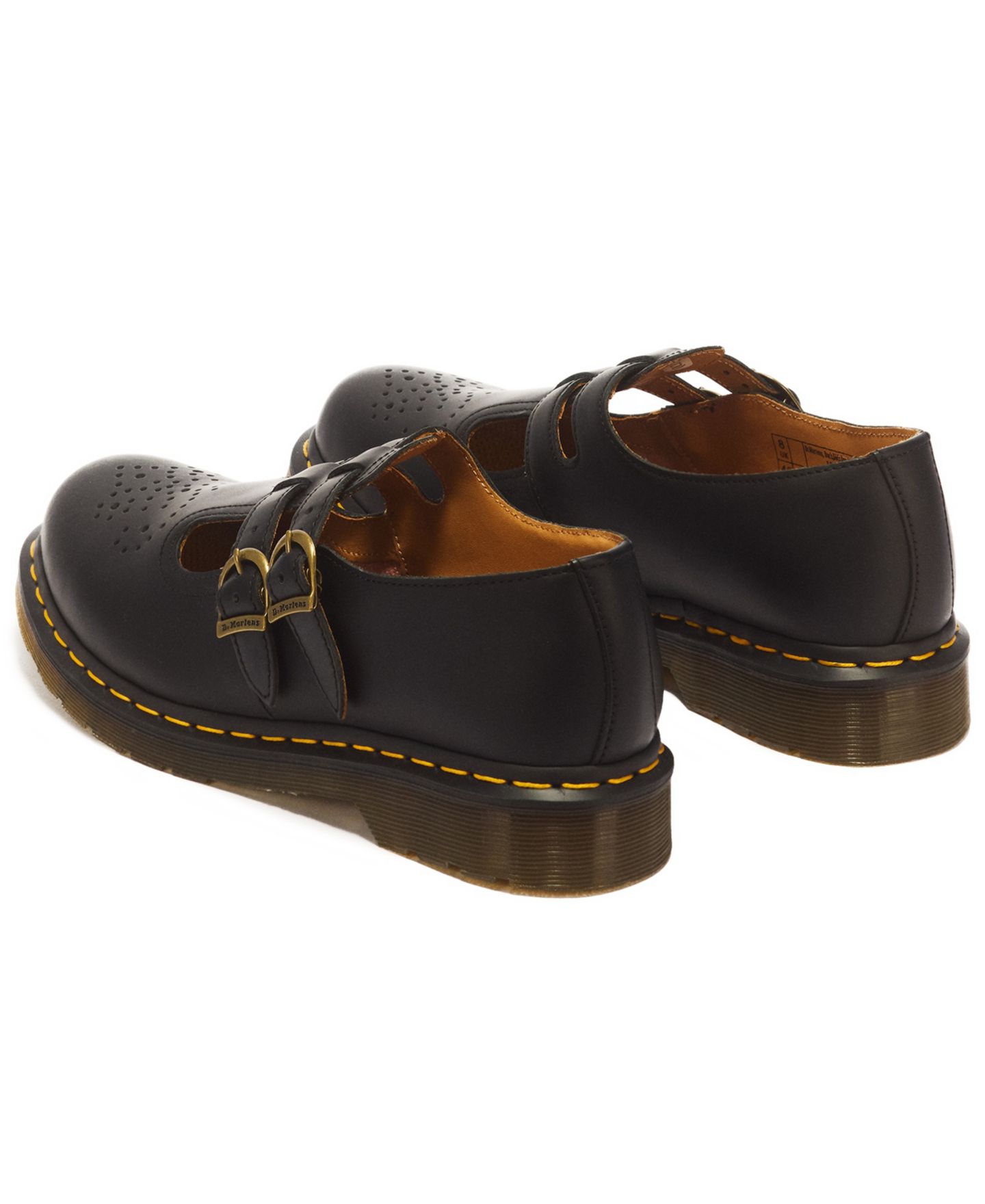 Женские туфли Мэри Джейн Dr. Martens 8065 из гладкой кожи, цвет: Чёрный гладкий — фото 4