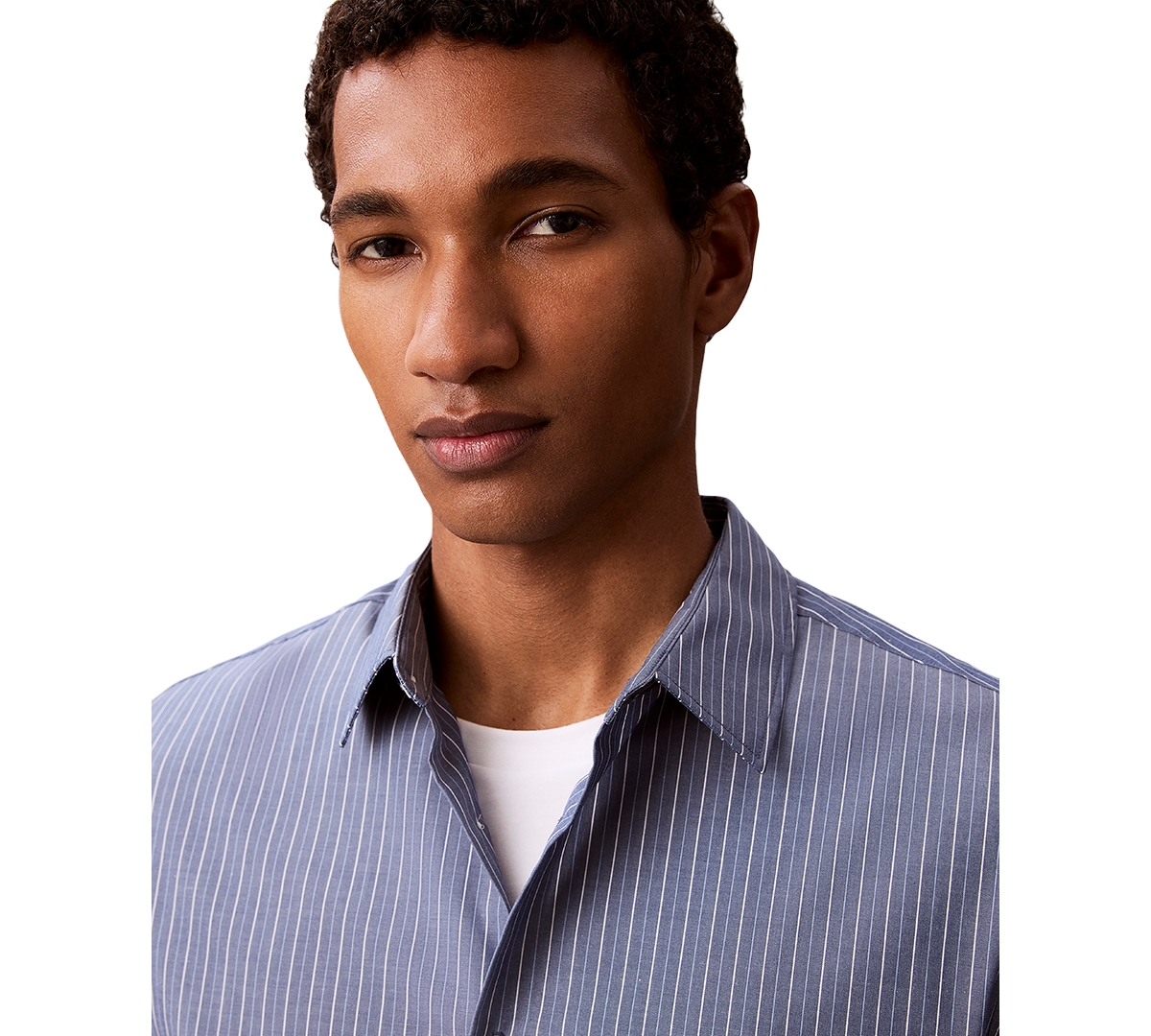 Calvin Klein Men's Stretch Regular-Fit Shirt