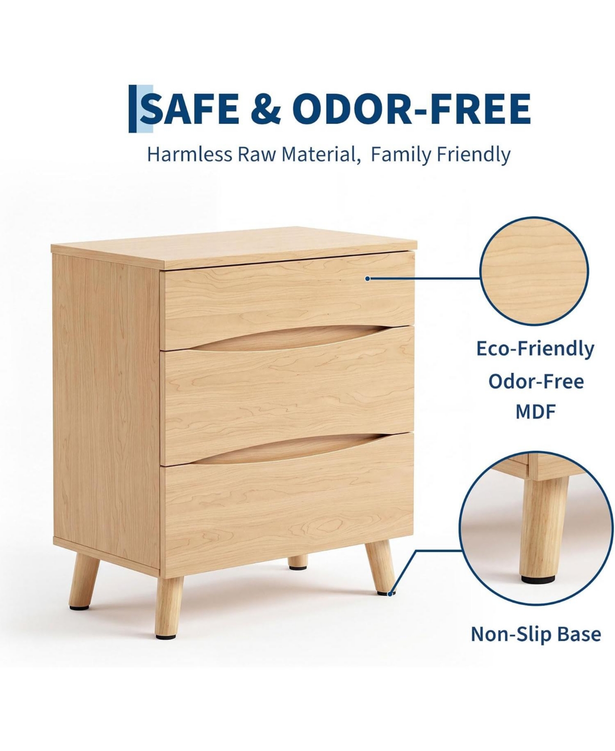 gaomon Nightstand Set of 2
