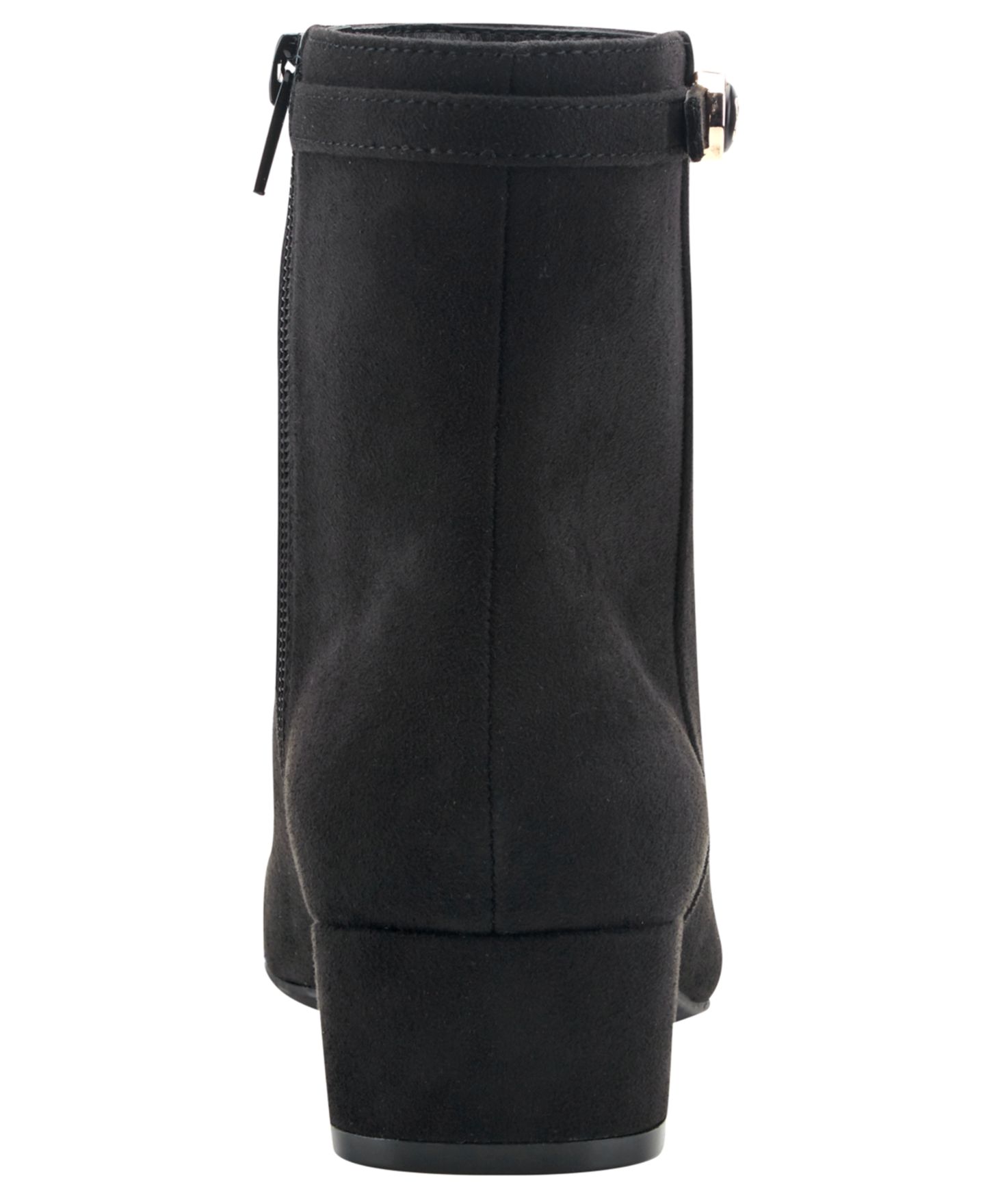 Женские ботинки Bandolino Adyn Square Toe Block Heel Dress Booties, цвет: Чёрный — фото 3