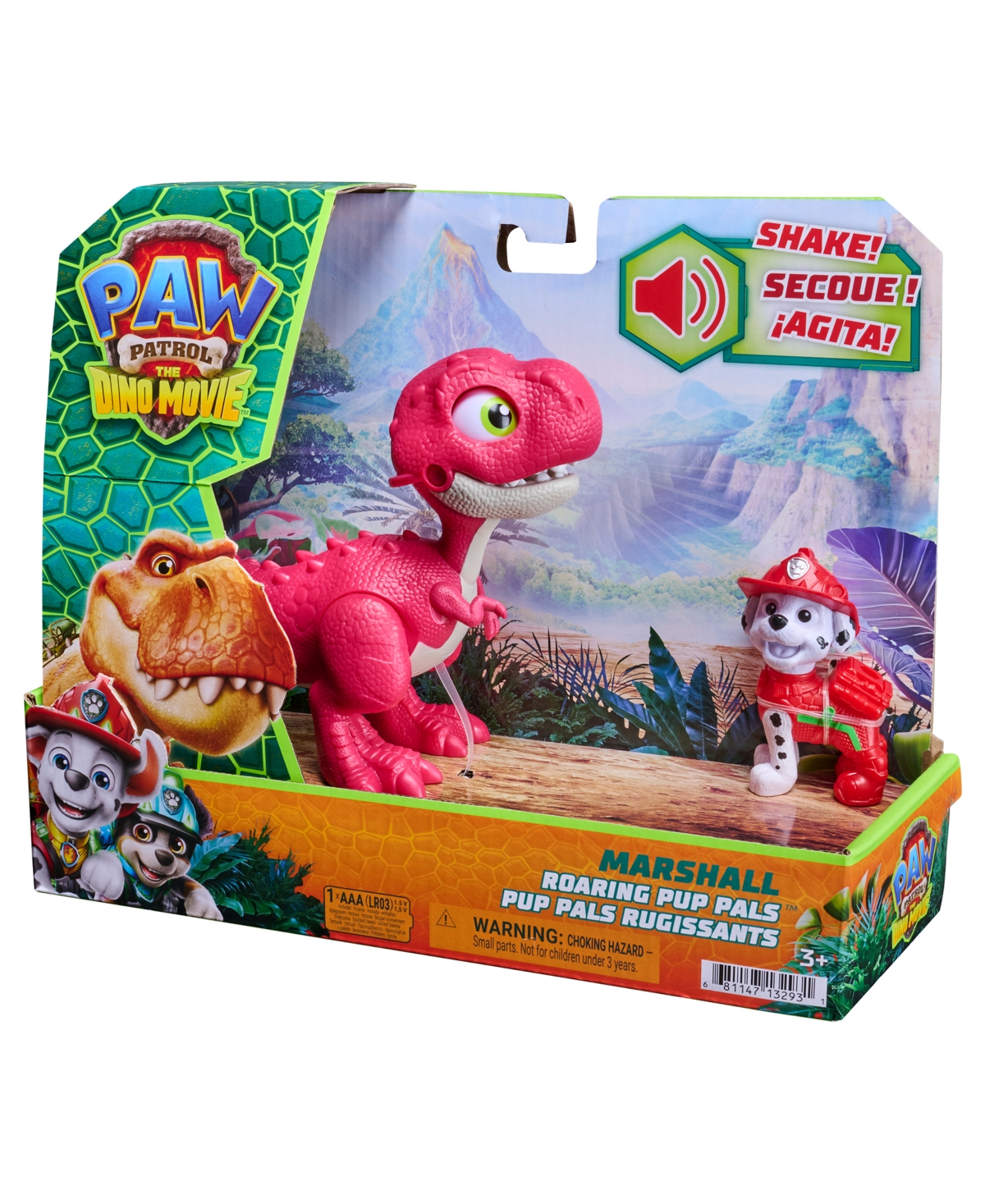 Paw Patrol Roaring Pups Pals Dino Movie Marshall and Rhubarb Figure, 2-Piece Set, Ages 3+, Created for Macy's