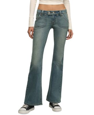 Women's Low-Rise Flare Jeans
