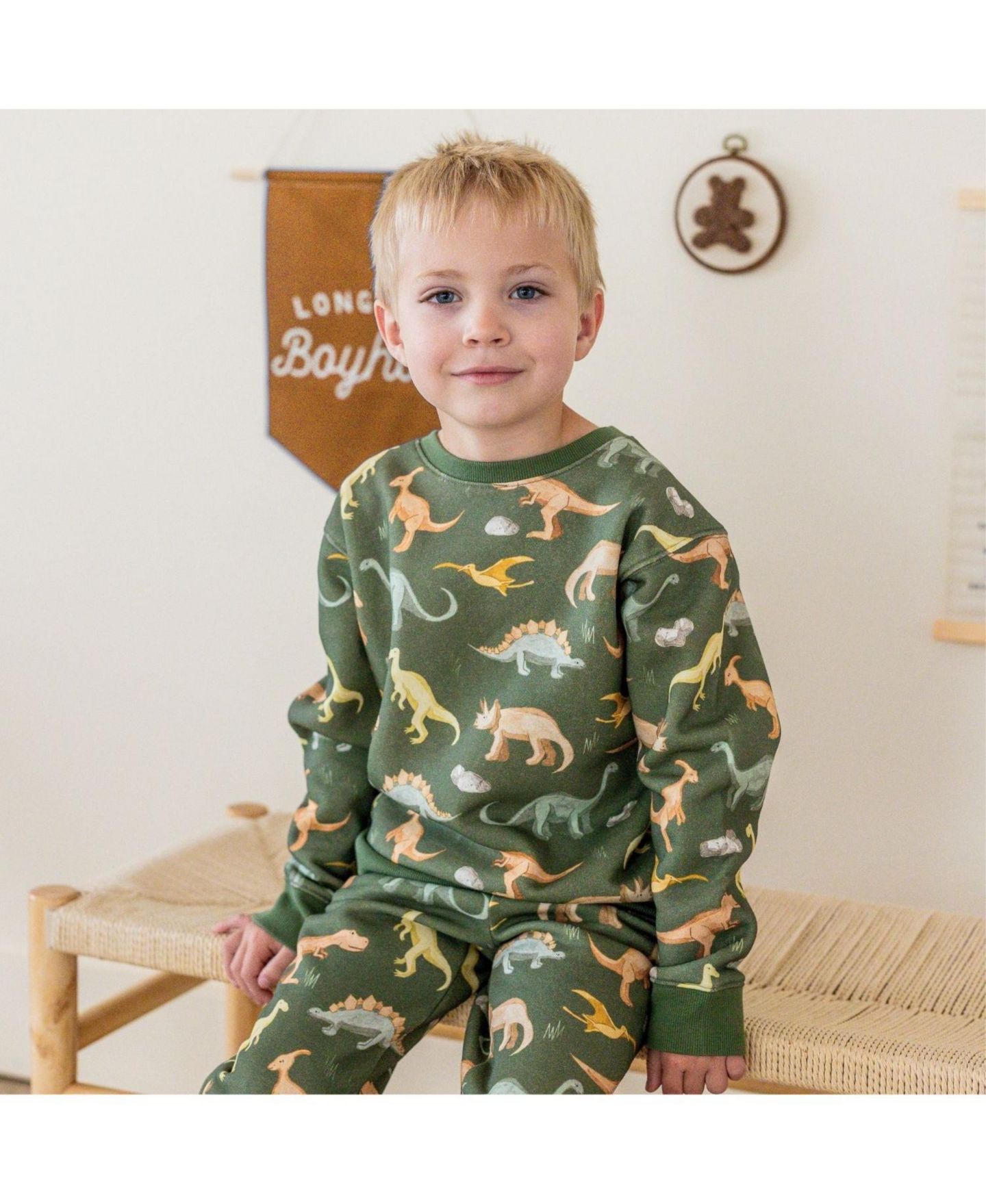 Брюки Sweet Wink Dinosaurs Rock Jogger для мальчиков, цвет: Разноцветный — фото 4