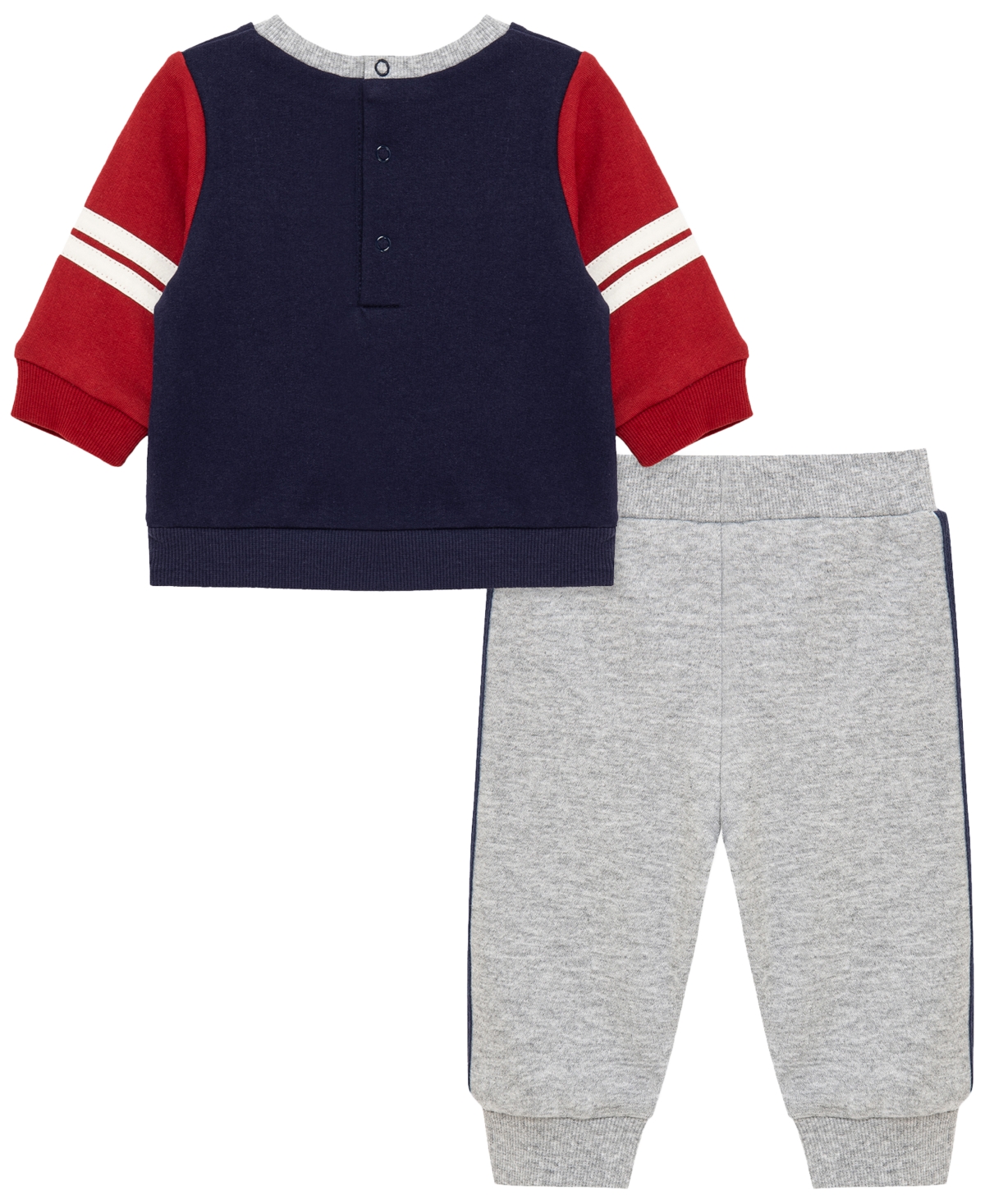 Little Me Baby Boys' Touchdown Active Sweatshirt and Pants, 2-Piece Set