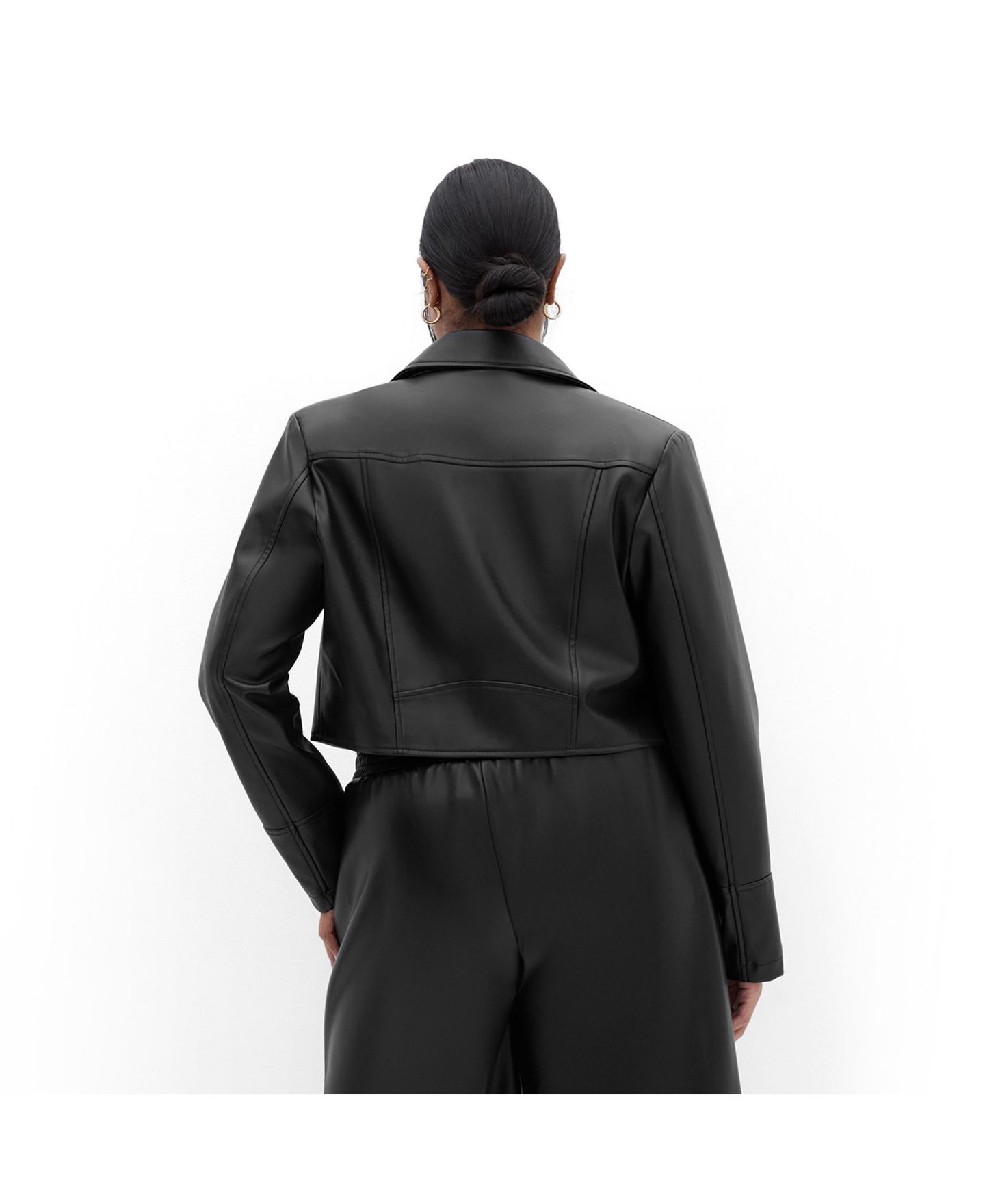 Женская куртка CITY CHIC Amira Faux Leather, цвет: Чёрный — фото 2