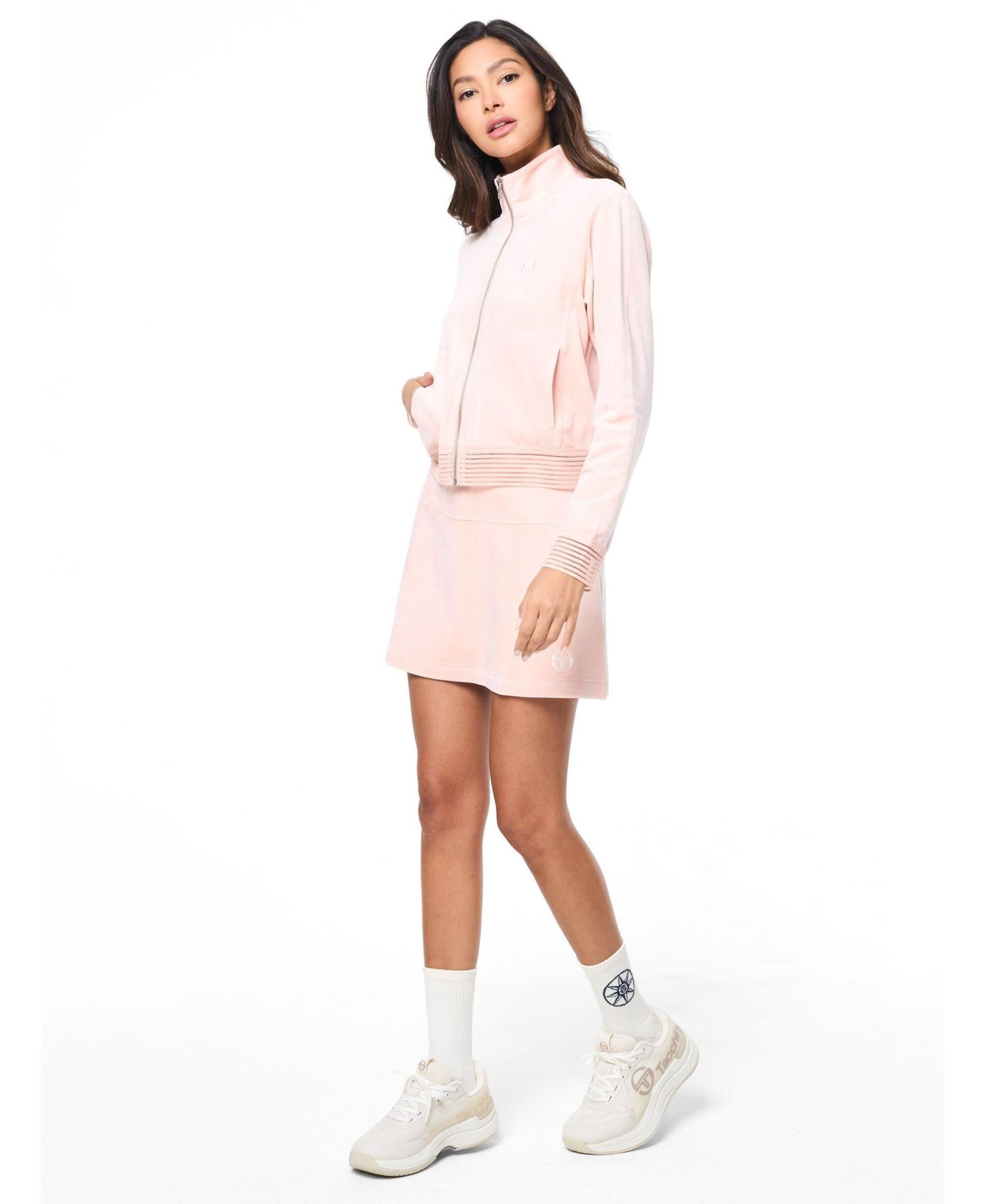 Women's Piera Velour Full-Zip Track Jacket