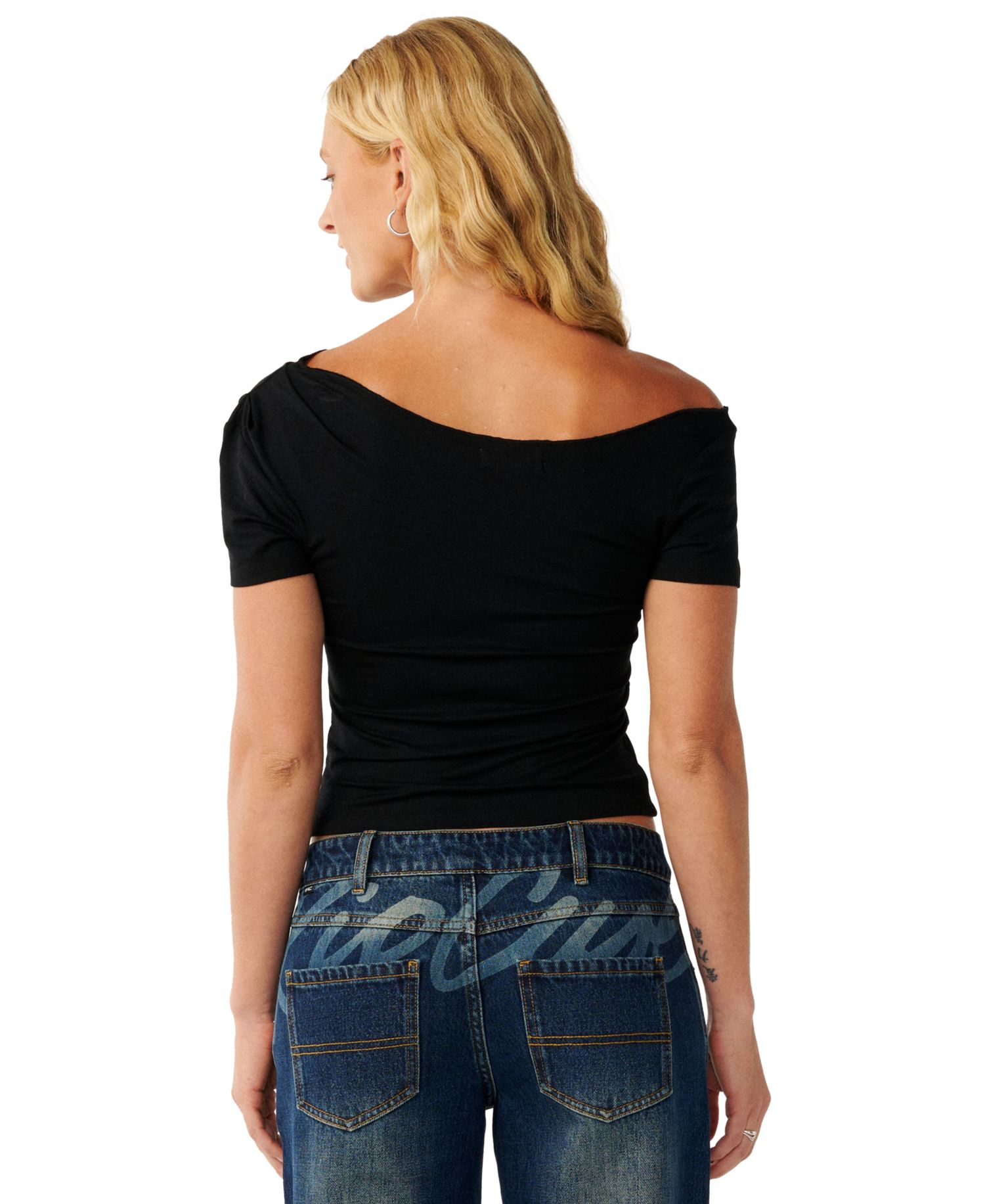 Women's Off Shoulder RC Short-Sleeve Top